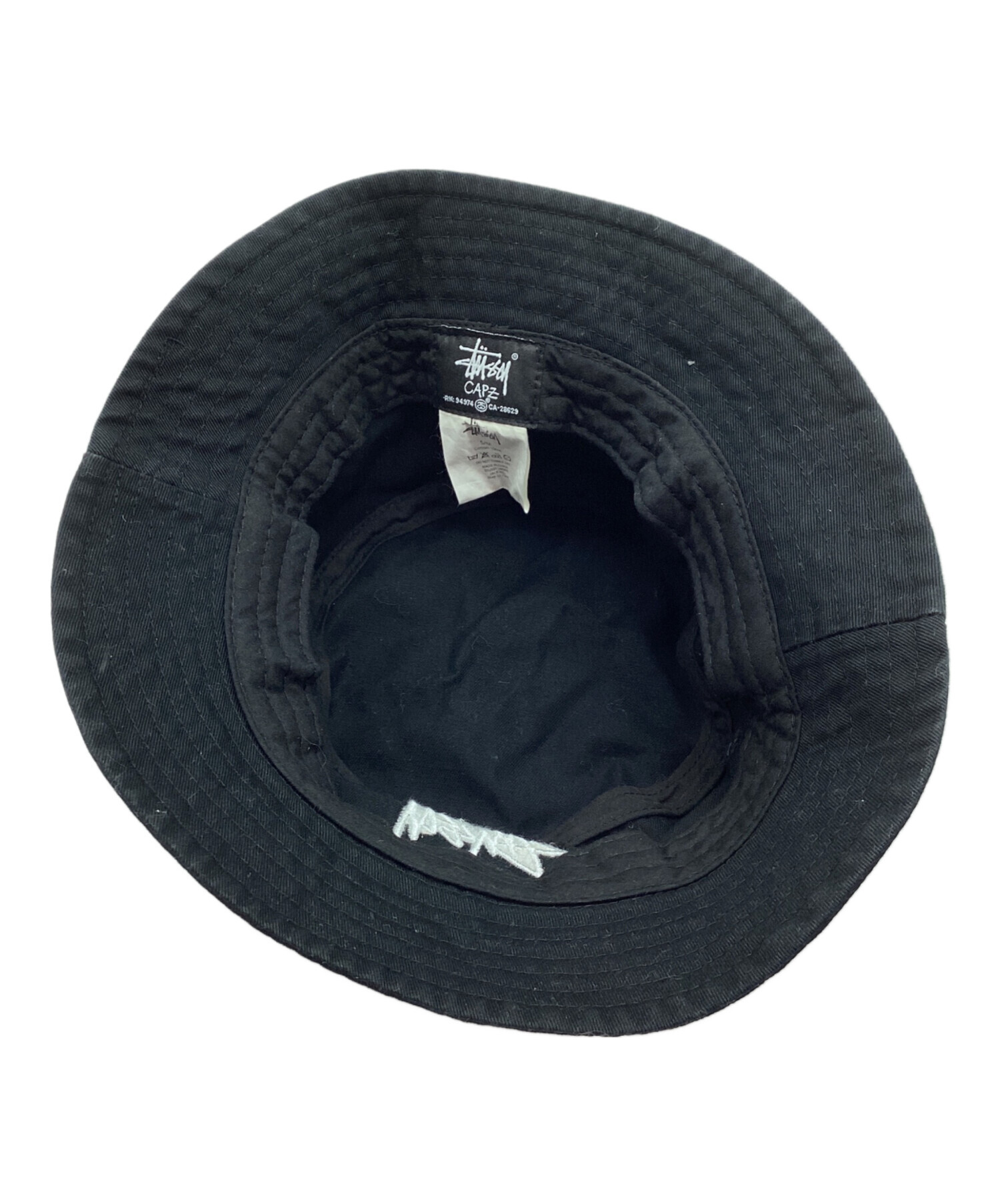 中古・古着通販】stussy (ステューシー) バケットハット ブラック