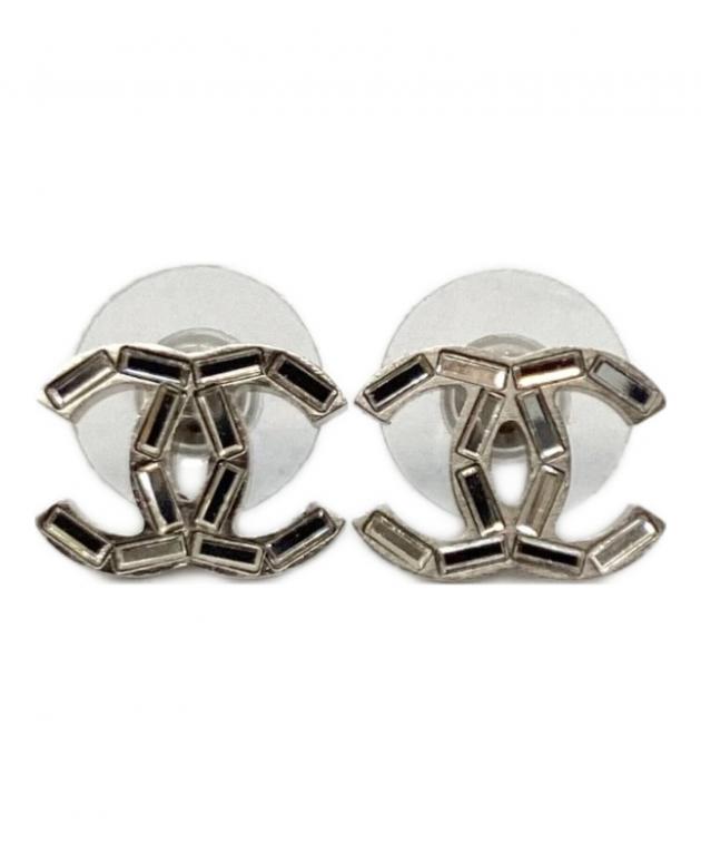 中古・古着通販】CHANEL (シャネル) ココマークピアス シルバー