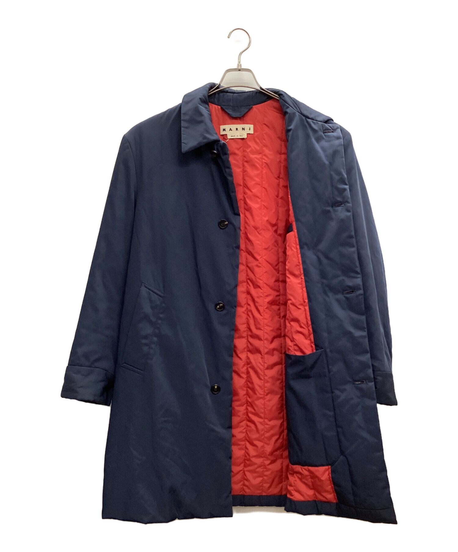 マルニ　コート 中古・古着通販】MARNI (マルニ) ツイルコート ネイビー サイズ:44