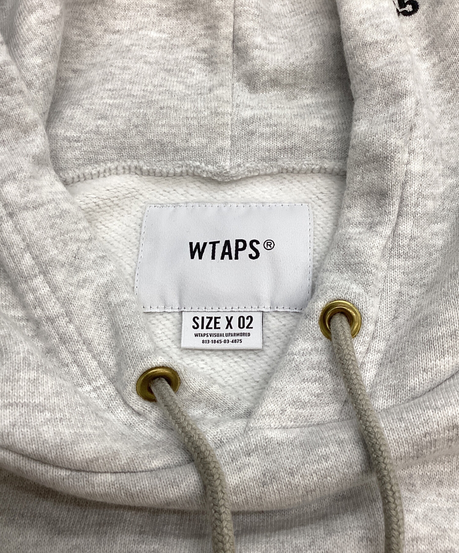 中古・古着通販】WTAPS (ダブルタップス) プルオーバーパーカー グレー