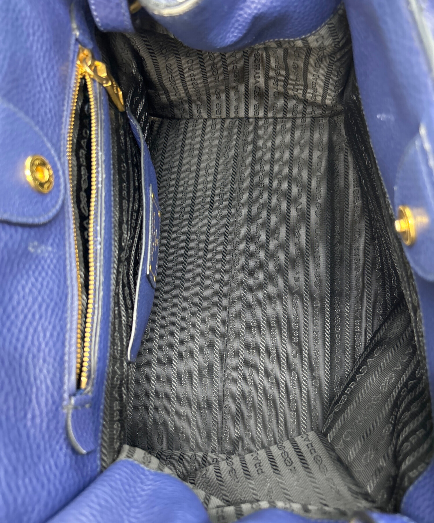 中古・古着通販】PRADA (プラダ) 2WAYバッグ ネイビー｜ブランド・古着
