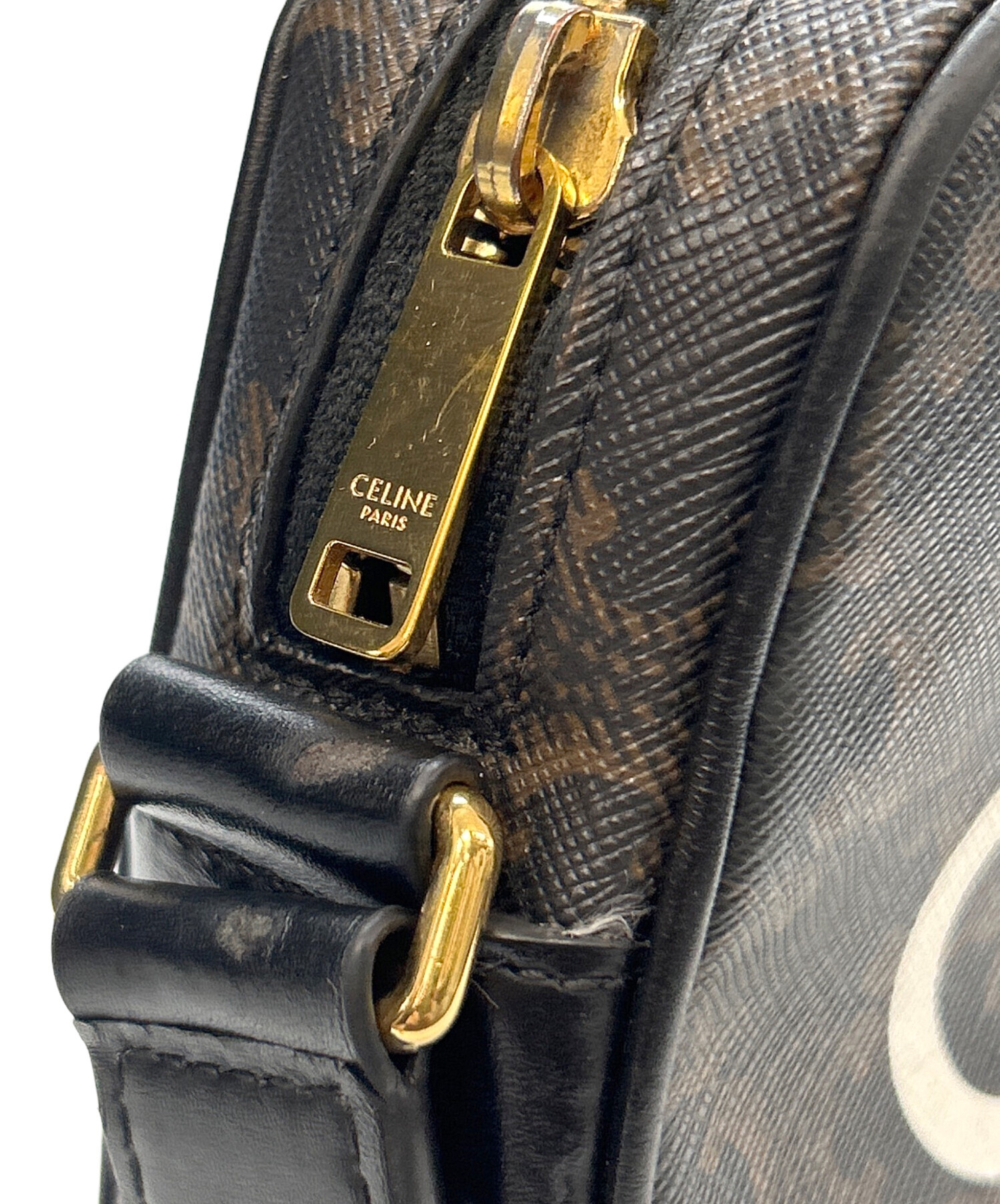 中古・古着通販】CELINE (セリーヌ) ショルダーバッグ ブラウン