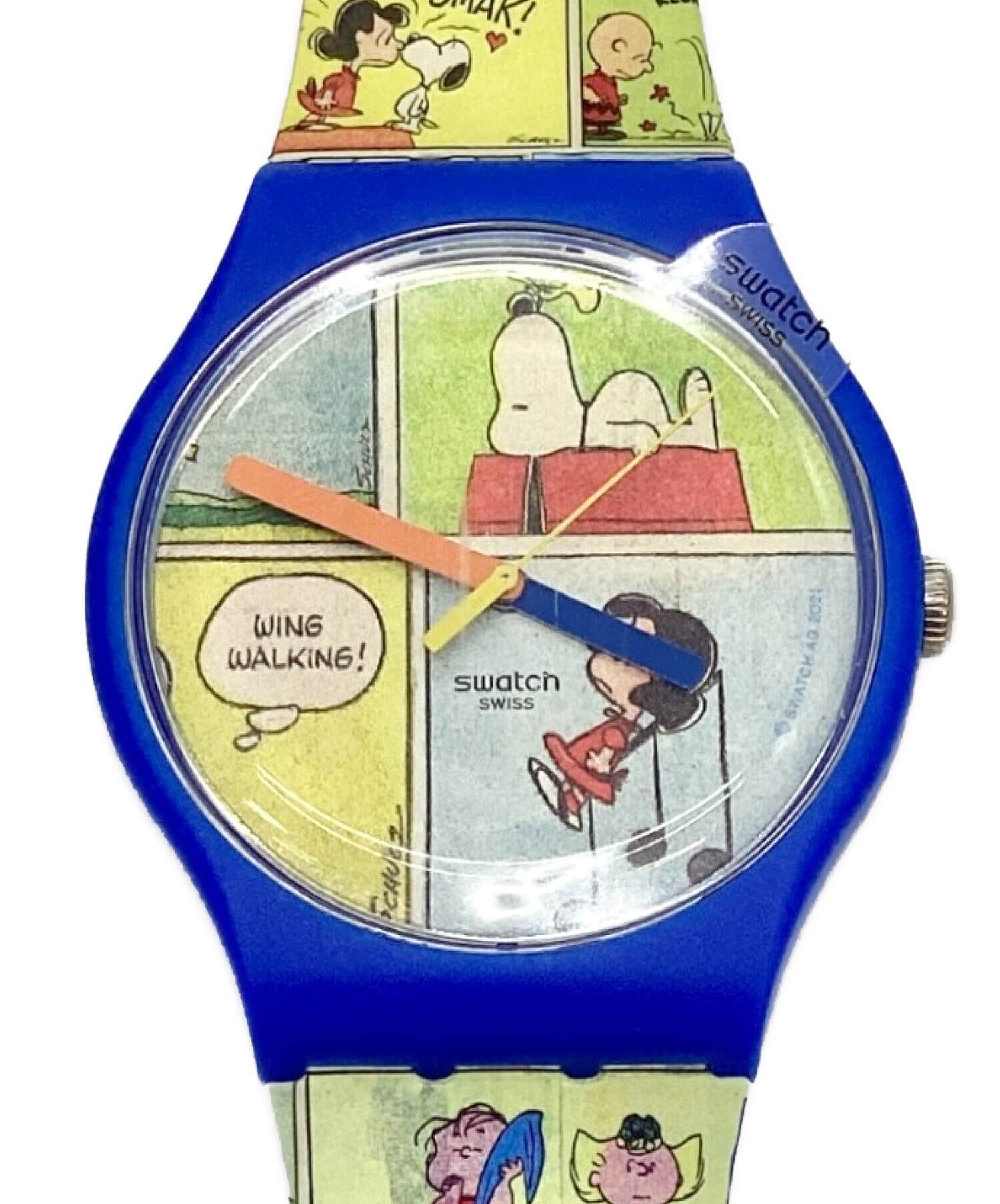 swatch スウォッチ PEANUTS ピーナッツ コラボ コミック・ストリップ 腕時計 メンズ レディース SO29Z108 swatch スウォッチ PEANUTS ピーナッツ コラボ コミック・ストリップ