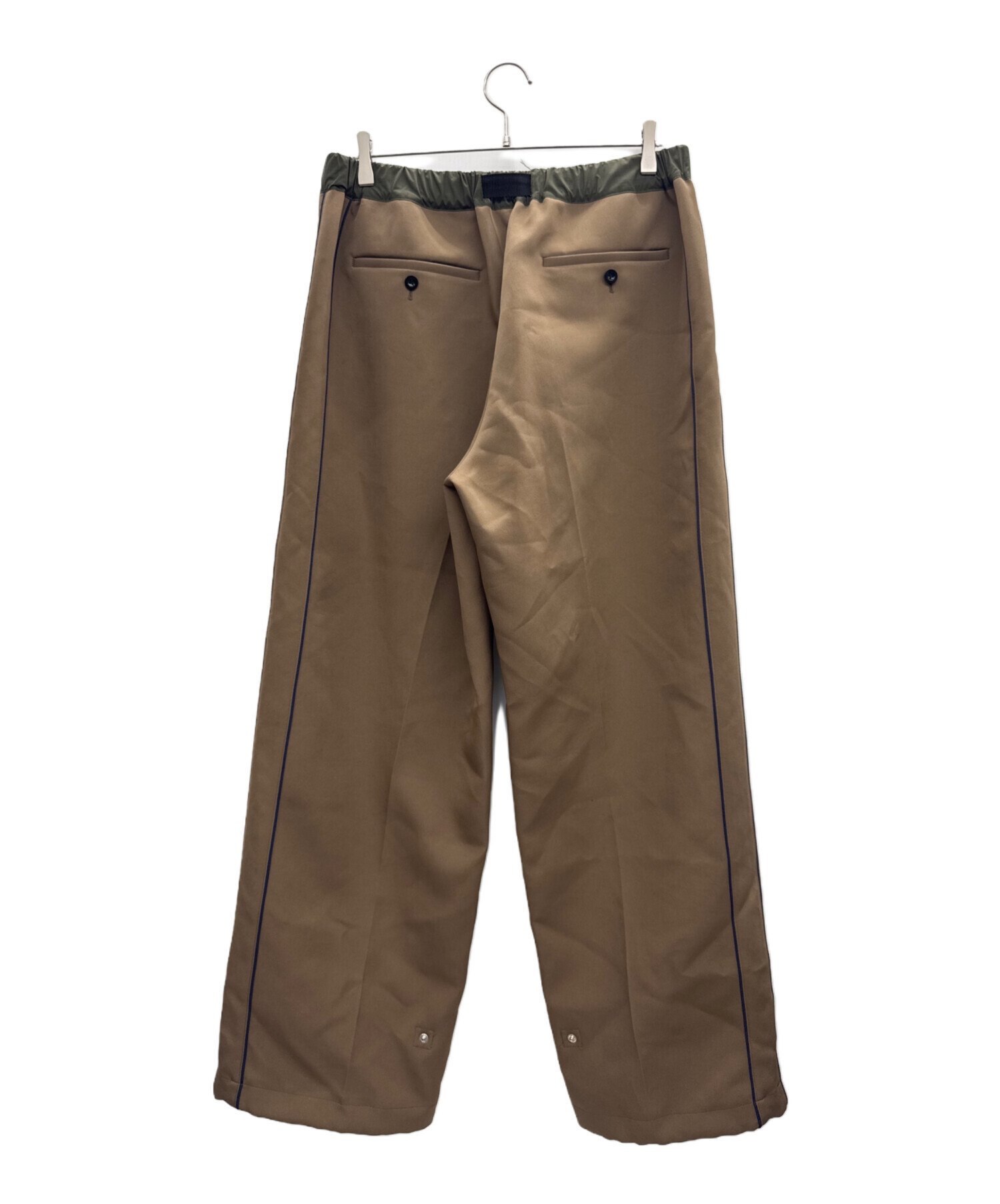 中古・古着通販】sacai (サカイ) Technical Jersey Pants ブラウン