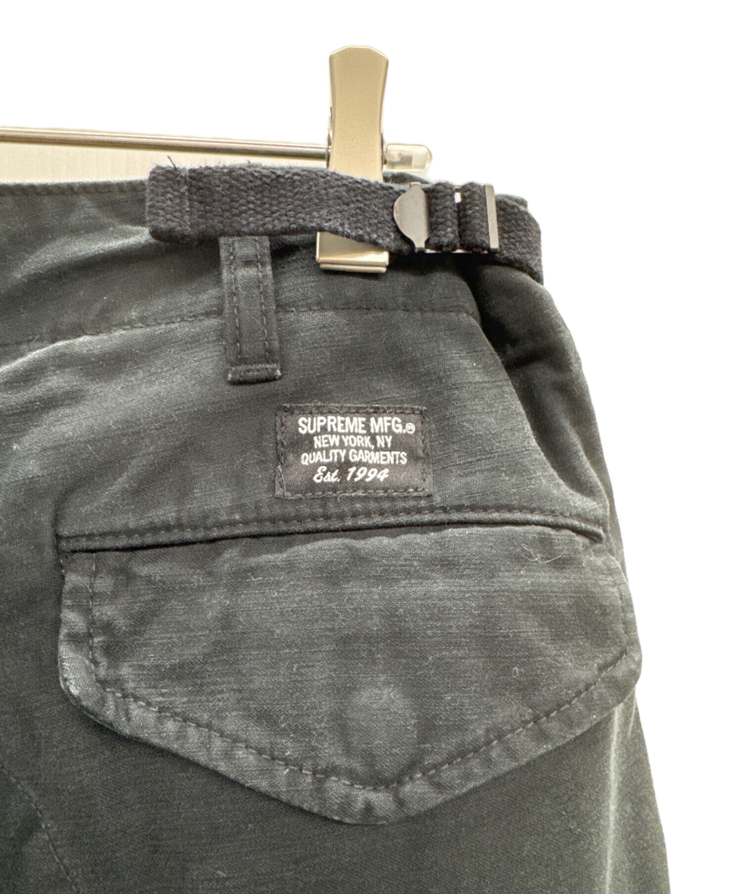 中古・古着通販】SUPREME (シュプリーム) カーゴパンツ ブラック