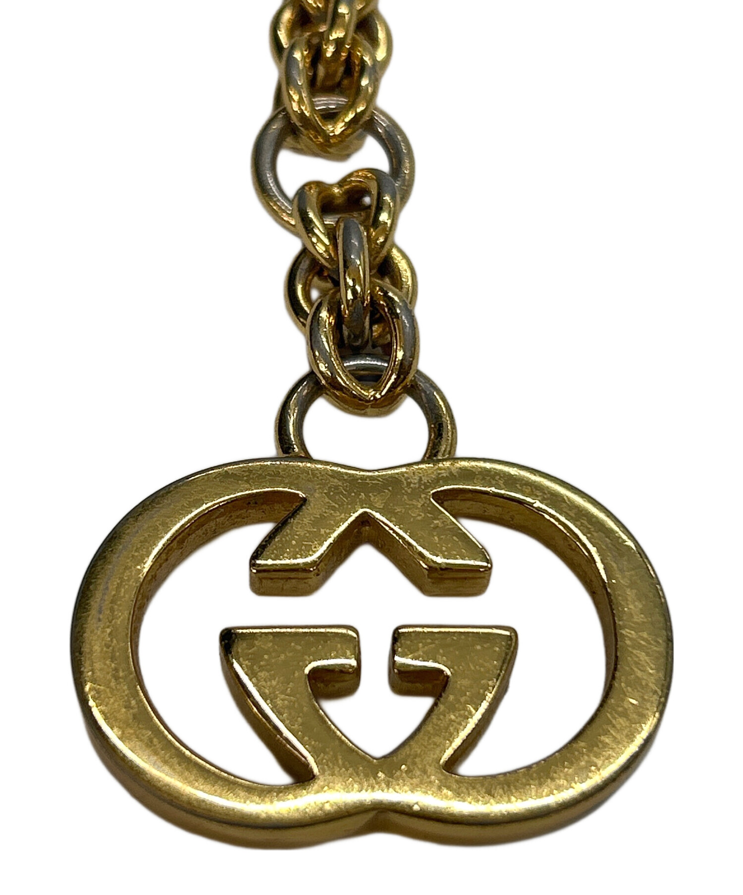 中古・古着通販】GUCCI (グッチ) チェーンベルト インターロッキング