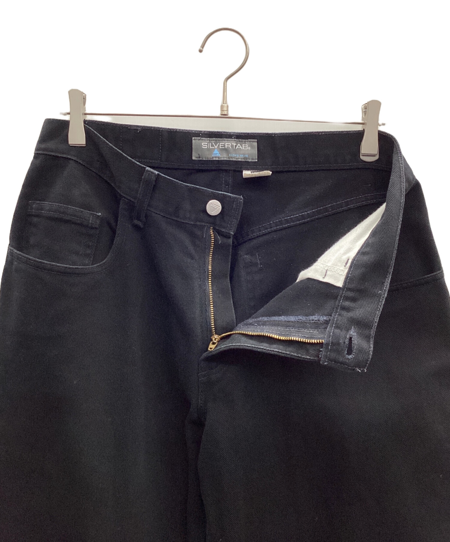 中古・古着通販】LEVI'S (リーバイス) シルバータブブラックジーンズ
