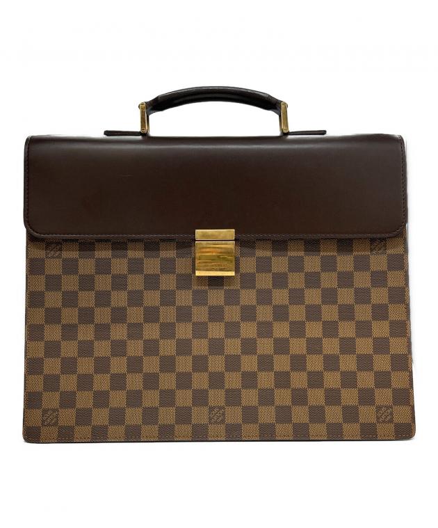 【美品】Louis Vuitton ブラウン ビジネスバッグ 中古・古着通販】LOUIS VUITTON (ルイ ヴィトン) ビジネスバッグ