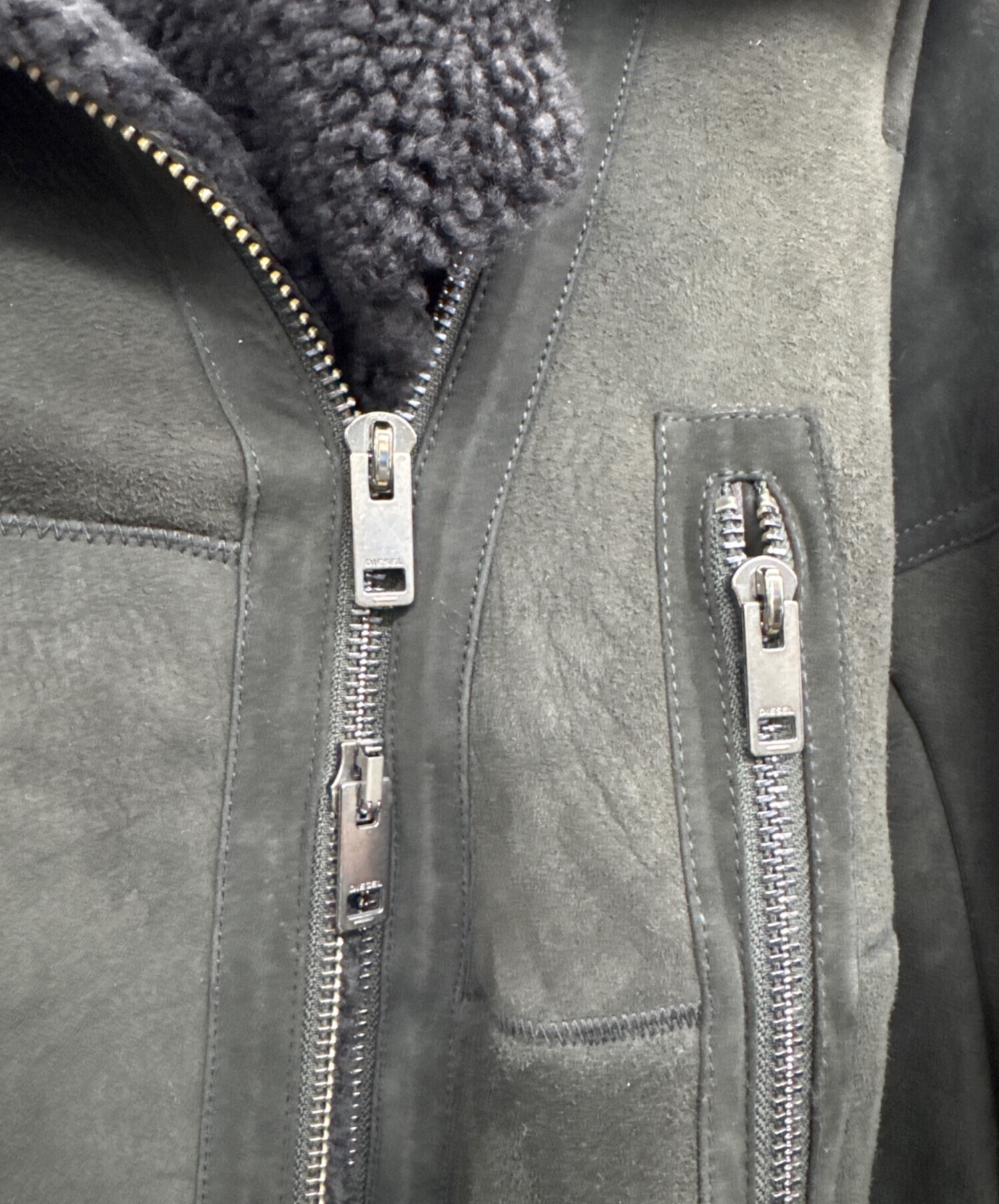 DIESEL archive y2k ミリタリージャケット M ムートン 中古・古着通販】DIESEL (ディーゼル) ムートンジャケット