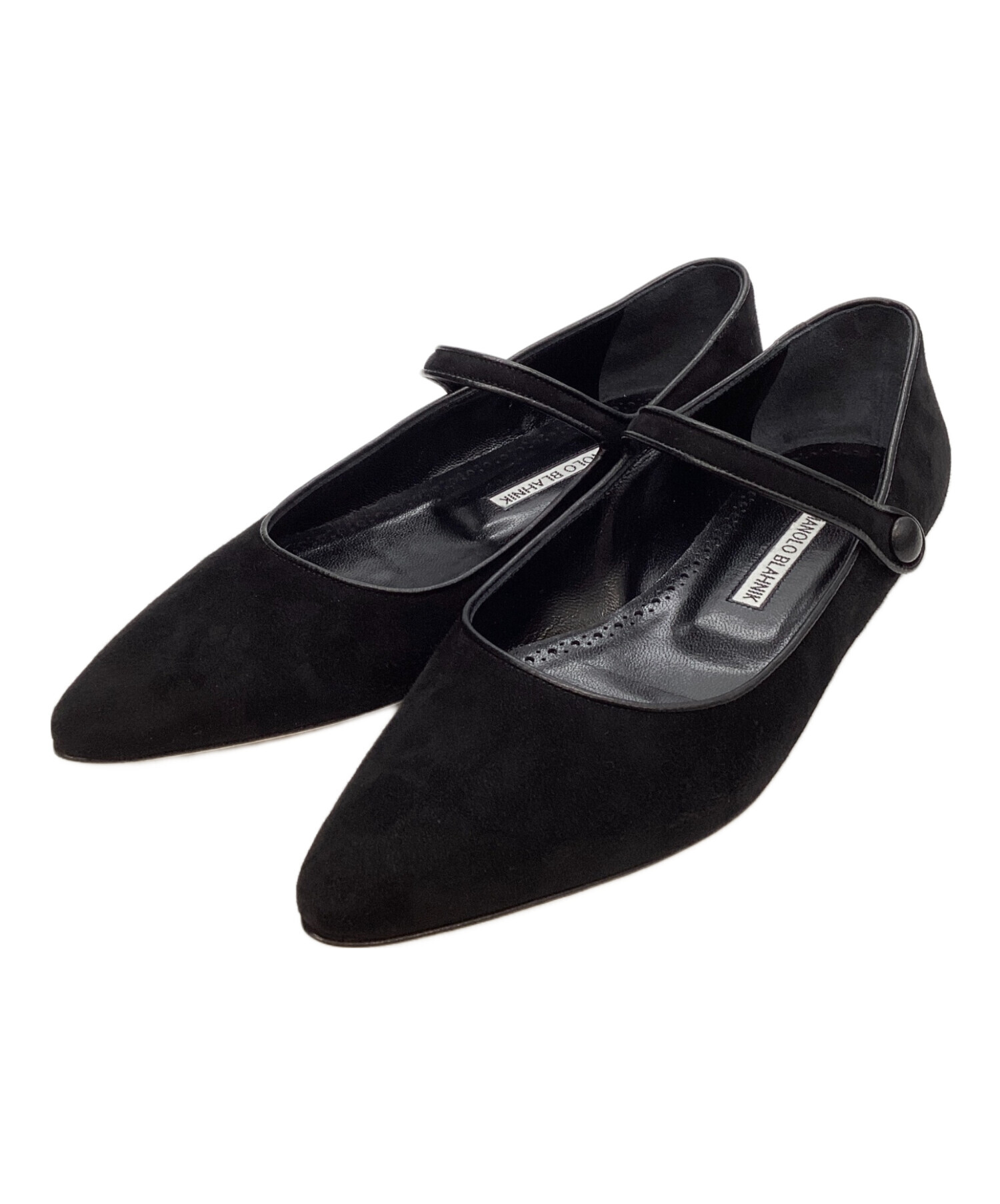 Manolo Blahnik マノロブラニク メリージェーン 定価13万程 中古・古着通販】Manolo Blahnik (マノロブラニク) Campari patent