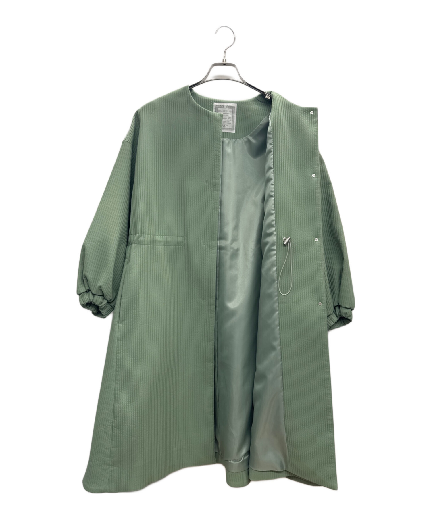 BEARDSLEY ビアズリー　ニットコート　ノーカラーコート BEARDSLEY（ビアズリー）の「ニットコート（ノーカラーコート）」 - WEAR
