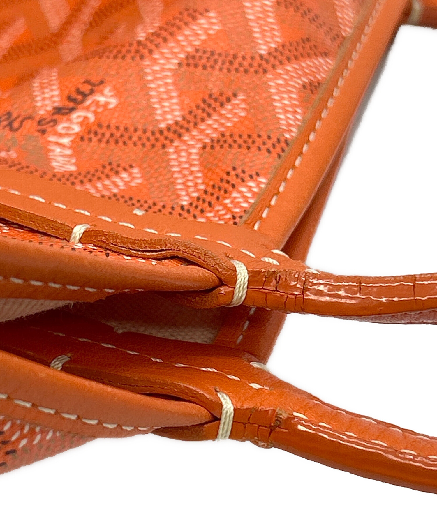 中古・古着通販】GOYARD (ゴヤール) トートバッグ オレンジ｜ブランド