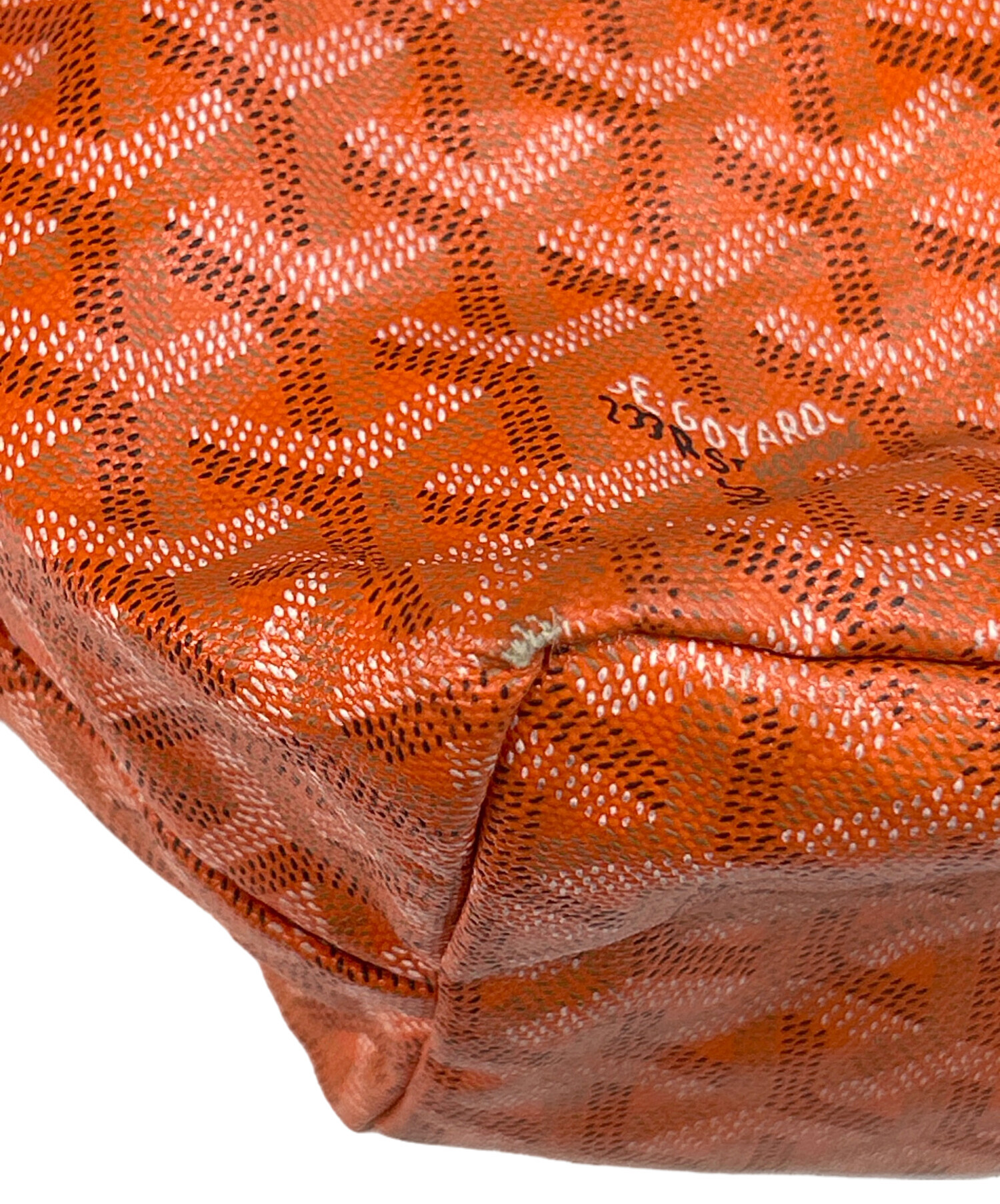 中古・古着通販】GOYARD (ゴヤール) トートバッグ オレンジ｜ブランド