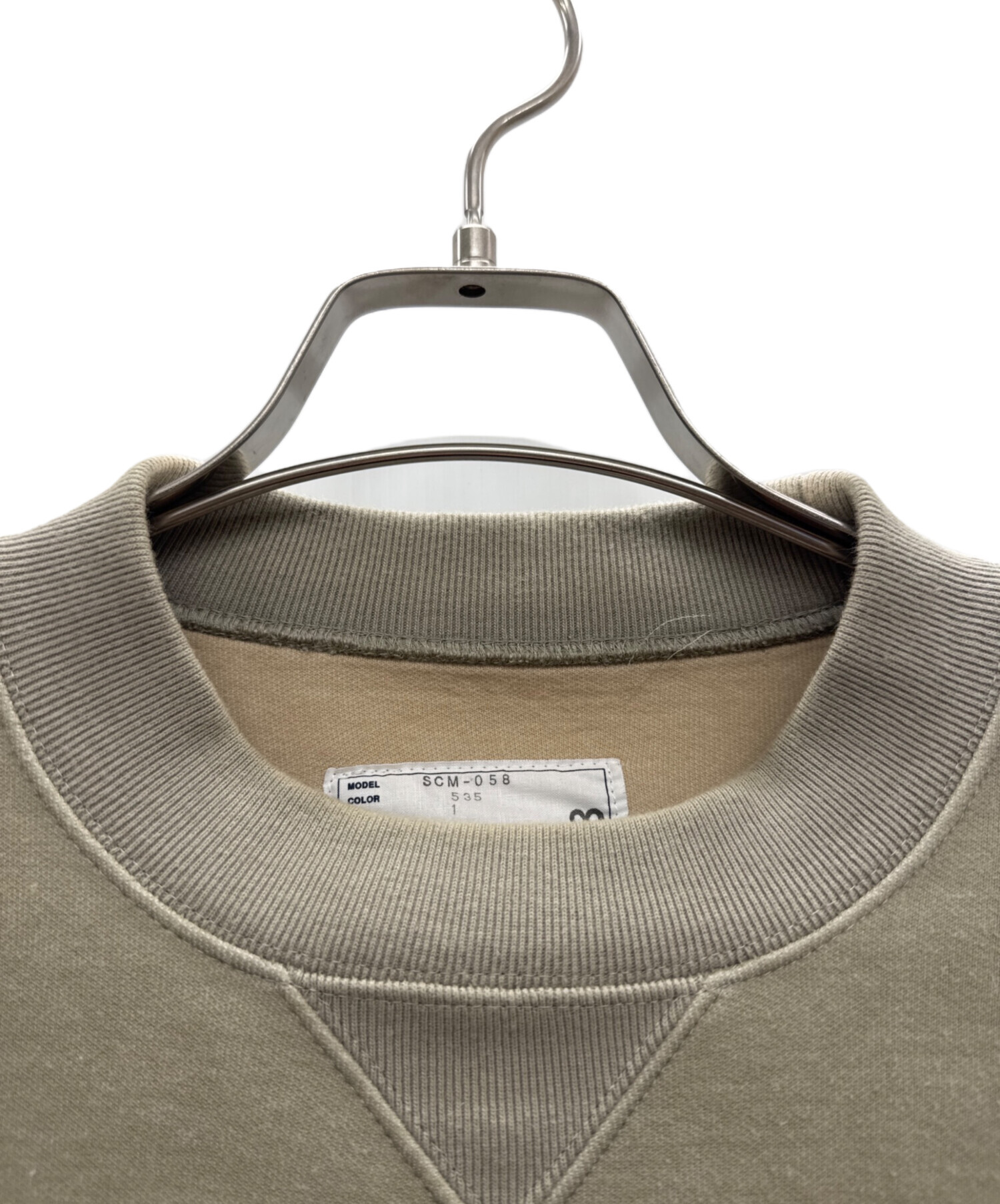 中古・古着通販】sacai (サカイ) Sponge Sweat x Nylon Twill Pullover 