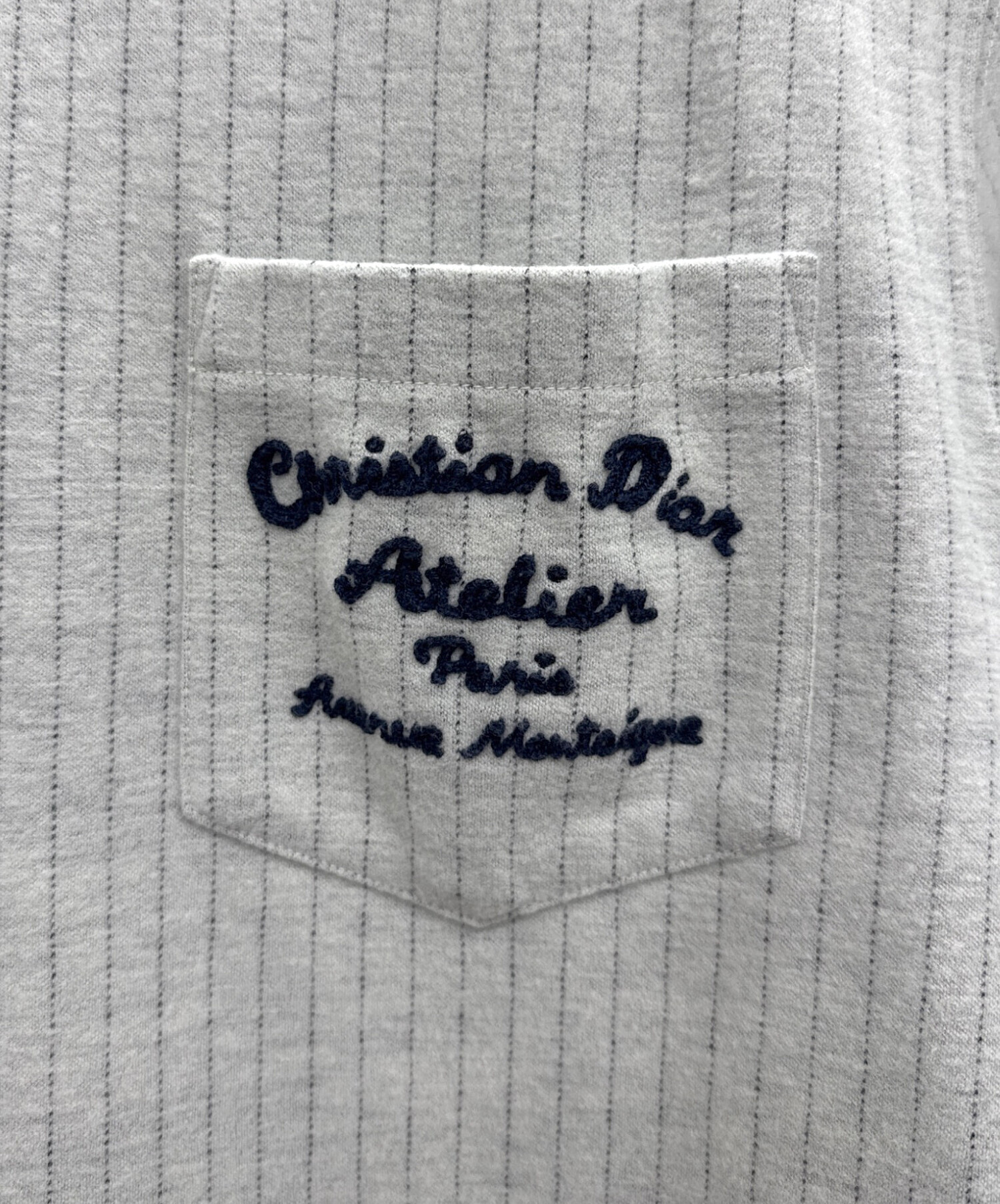 中古・古着通販】Dior (ディオール) Embroidered Plain Weave Knit 