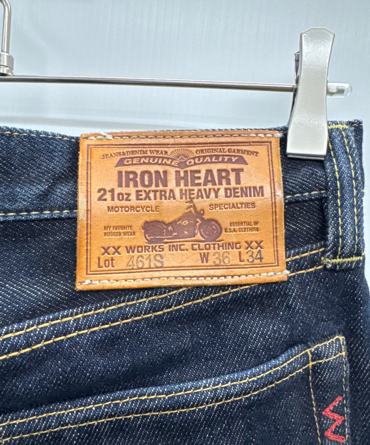 アイアンハート　IRON HEART デカサイズデニムペインターパンツ　W36 アイアンハート IRON HEART デカサイズデニムペインターパンツ W36