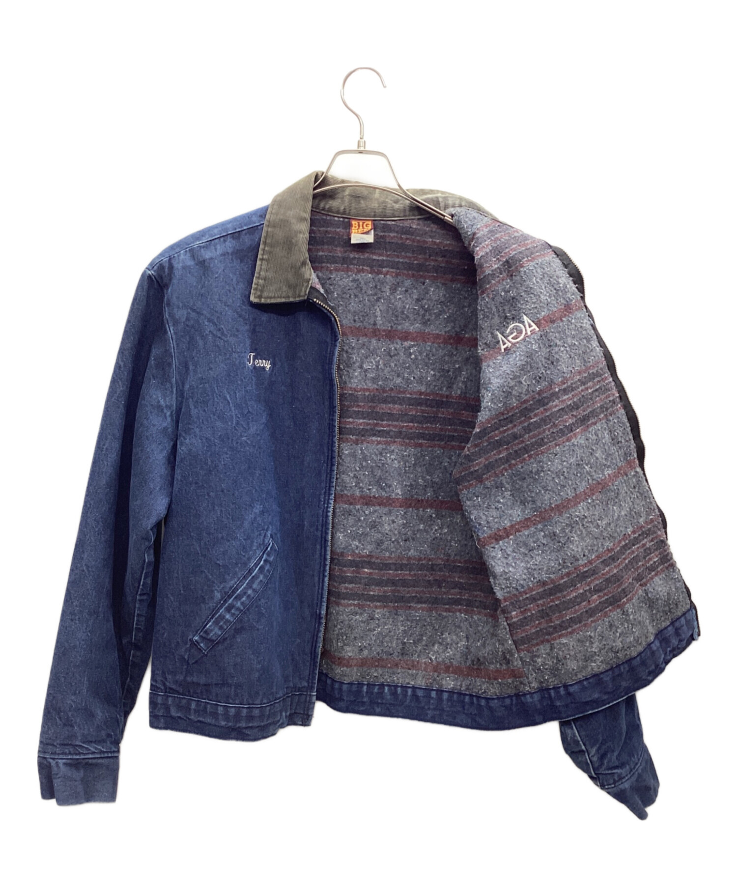 【中古】フーガ FUGA デニム ジャケット ヒゲ インディゴ 44 メンズ 中古・古着通販】BIG BEN (ビックベン) デニムジャケット インディゴ