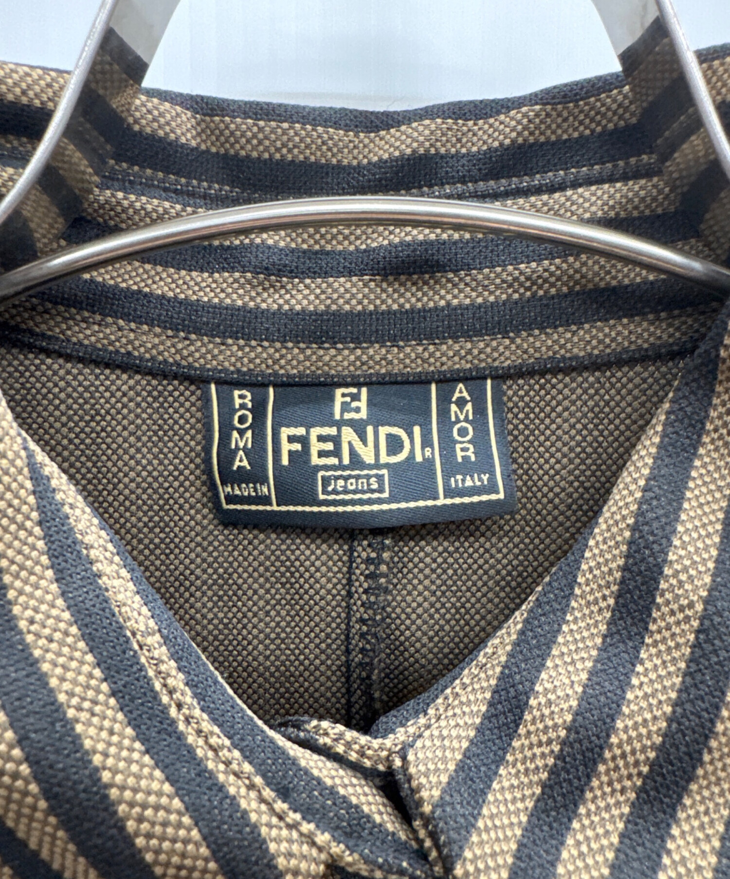 FENDI◇長袖シャツ/-/ポリエステル/12cpf-20-780 FENDI フェンディ