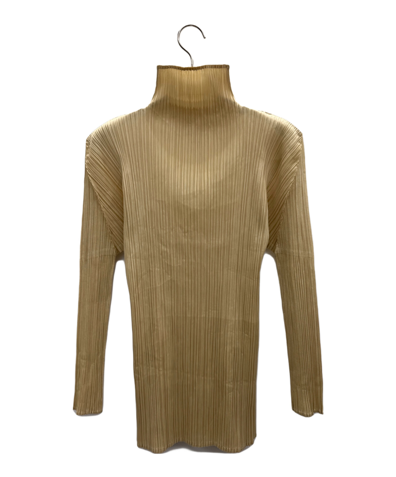 プリーツプリーズ　PLEATS PLEASE (3) プリーツ　長袖カットソー PLEATS PLEASE プリーツプリーズ 長袖 カットソー グレー サイズ