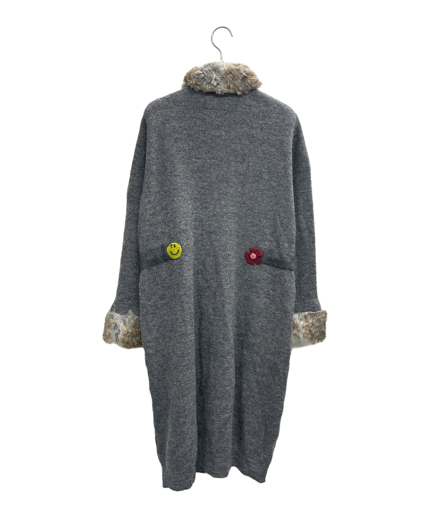 専用　アルベロベロ　olleborebla コート 中古・古着通販】OLLEBOREBLA (アルベロベロ) ニットコート グレー