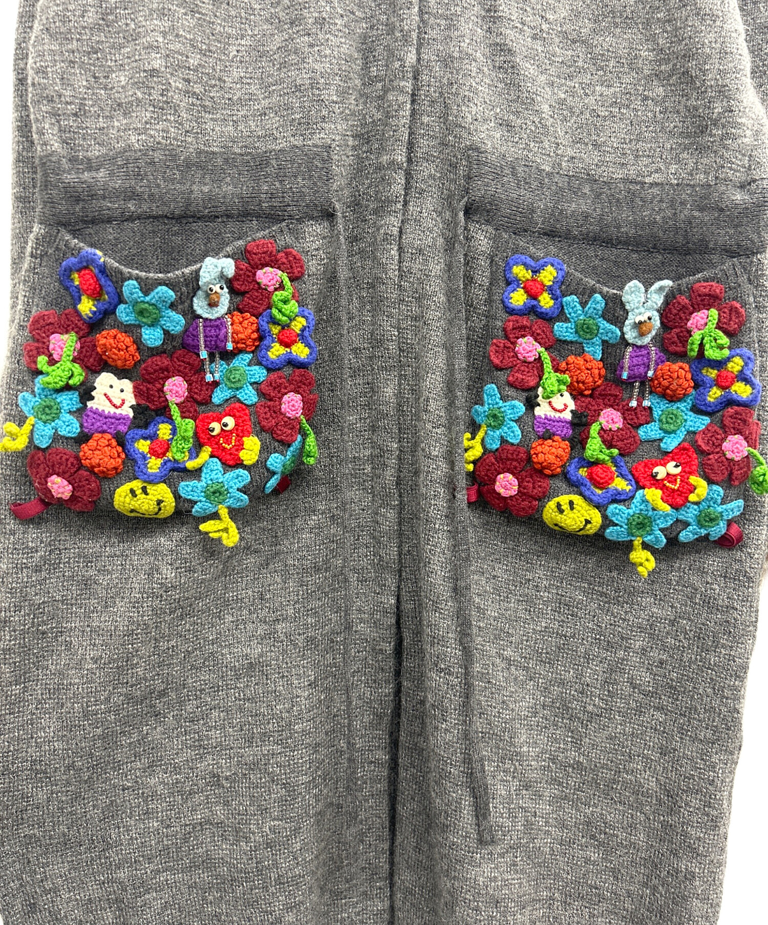 中古・古着通販】OLLEBOREBLA (アルベロベロ) ニットコート グレー