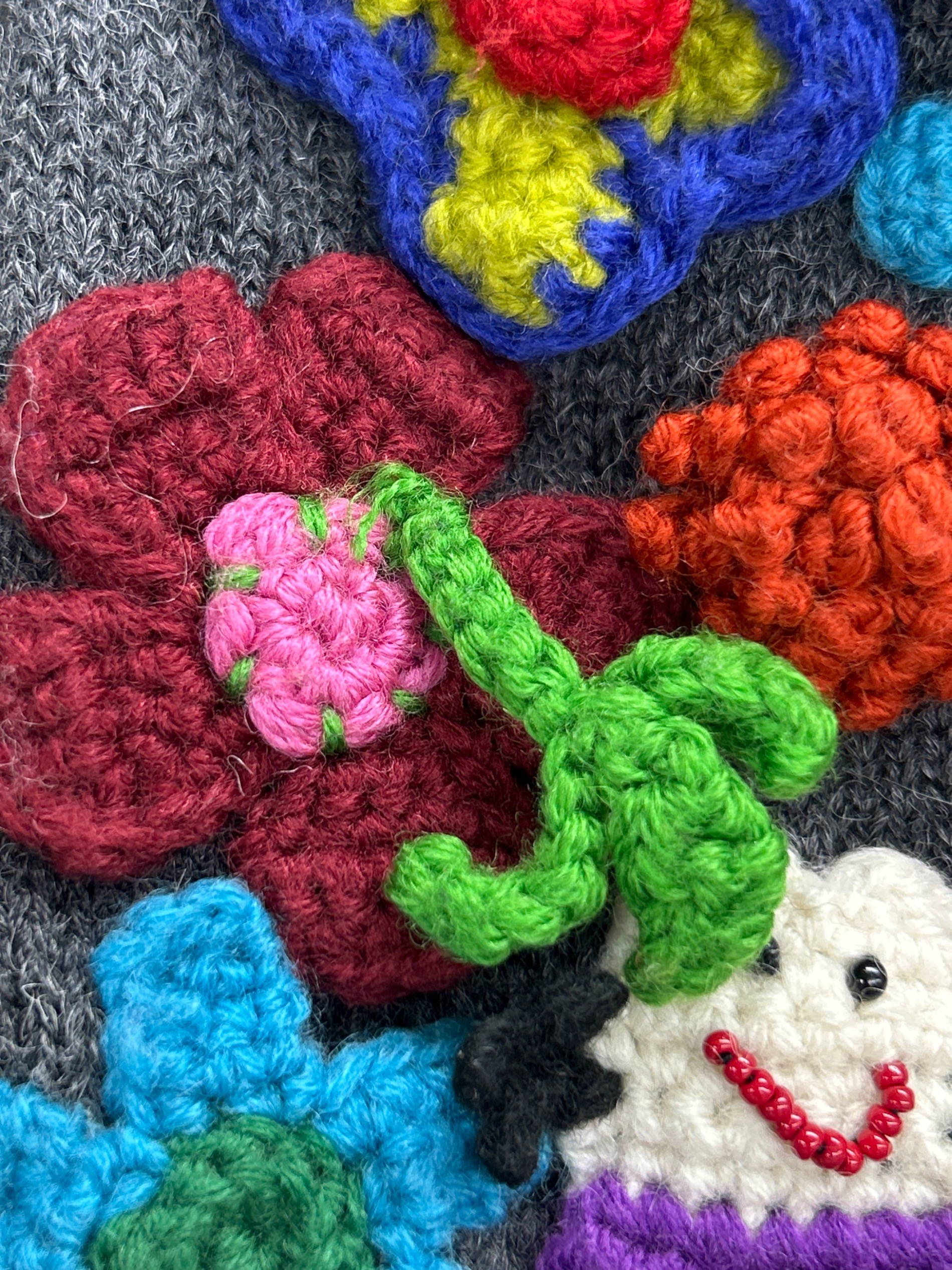 中古・古着通販】OLLEBOREBLA (アルベロベロ) ニットコート グレー