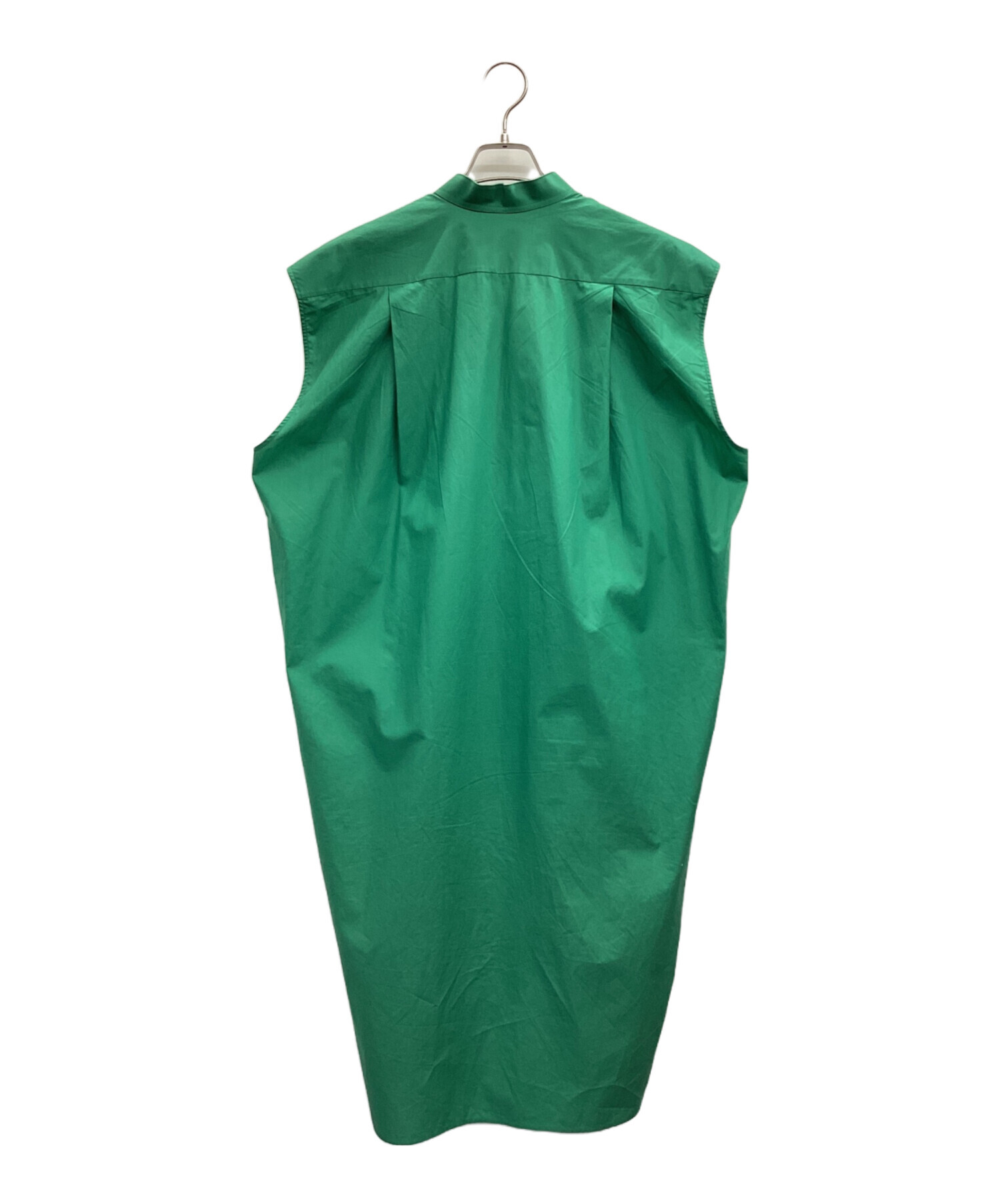 BALENCIAGA プリーツノースリーブワンピース 中古・古着通販】BALENCIAGA (バレンシアガ) ノースリーブワンピース