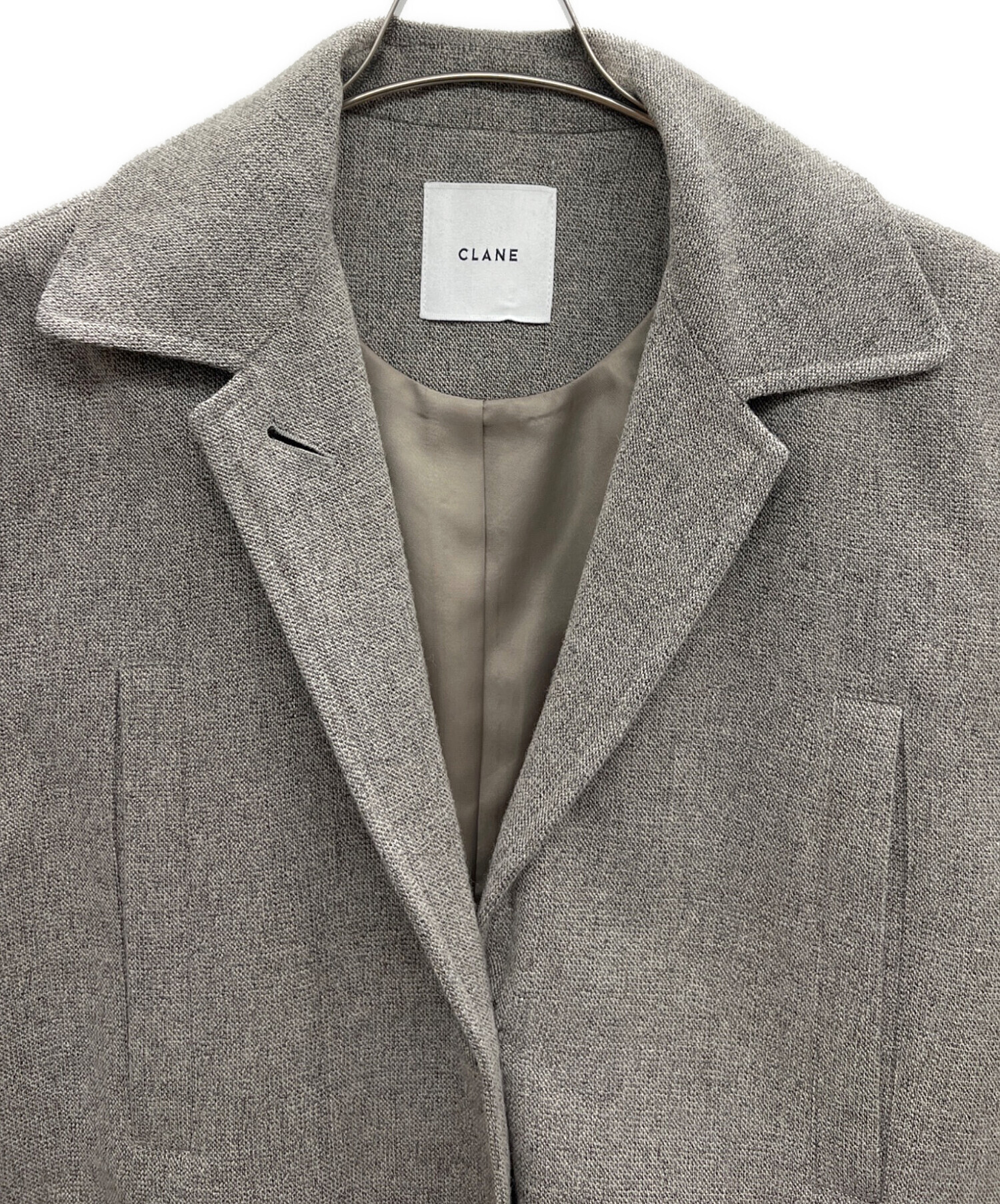 専用　タグ付き CLANE ジャケット 中古・古着通販】CLANE (クラネ) ジャケット グレー サイズ:1