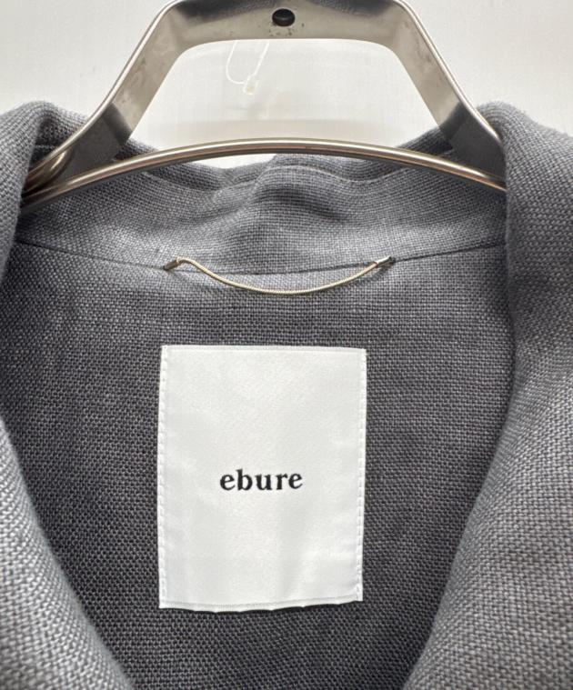 中古・古着通販】ebure (エブール) ミディアムリネン ジレ グレー