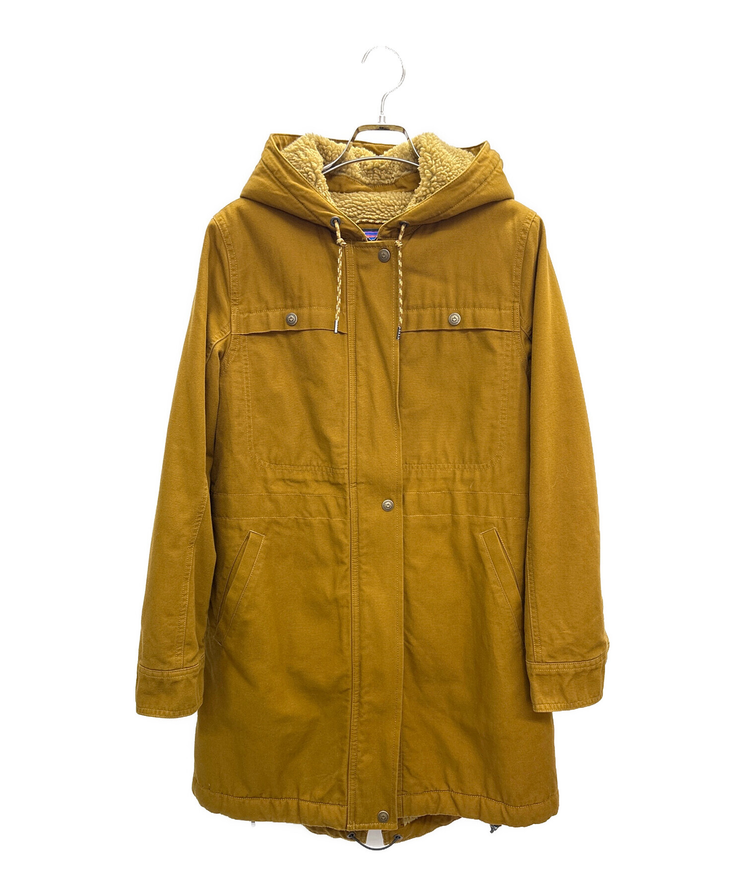patagonia(パタゴニア) ボア モッズコート レディース 中古・古着通販】Patagonia (パタゴニア) モッズコート ブラウン