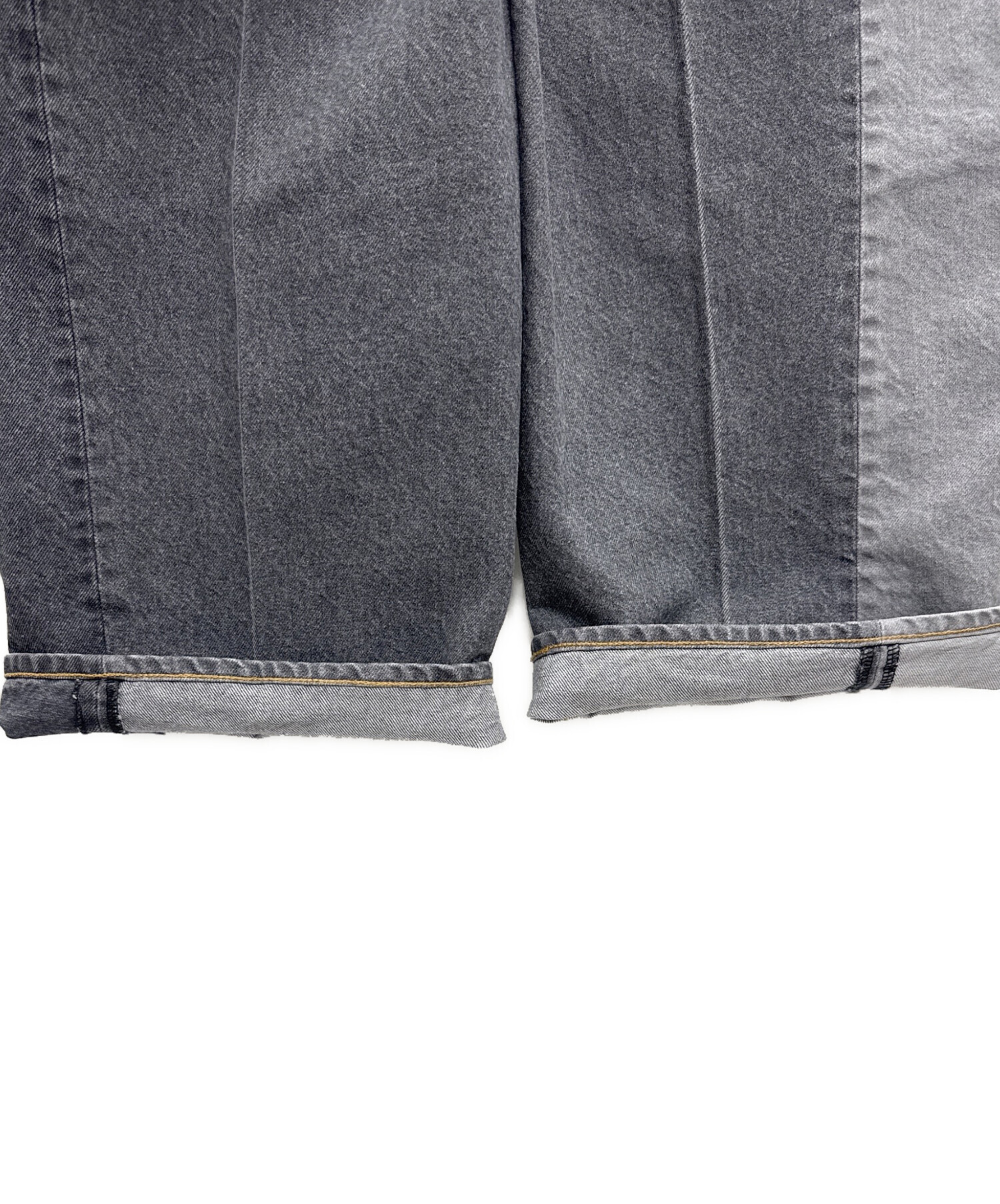 中古・古着通販】FACETASM (ファセッタズム) パッチワークデニムパンツ 