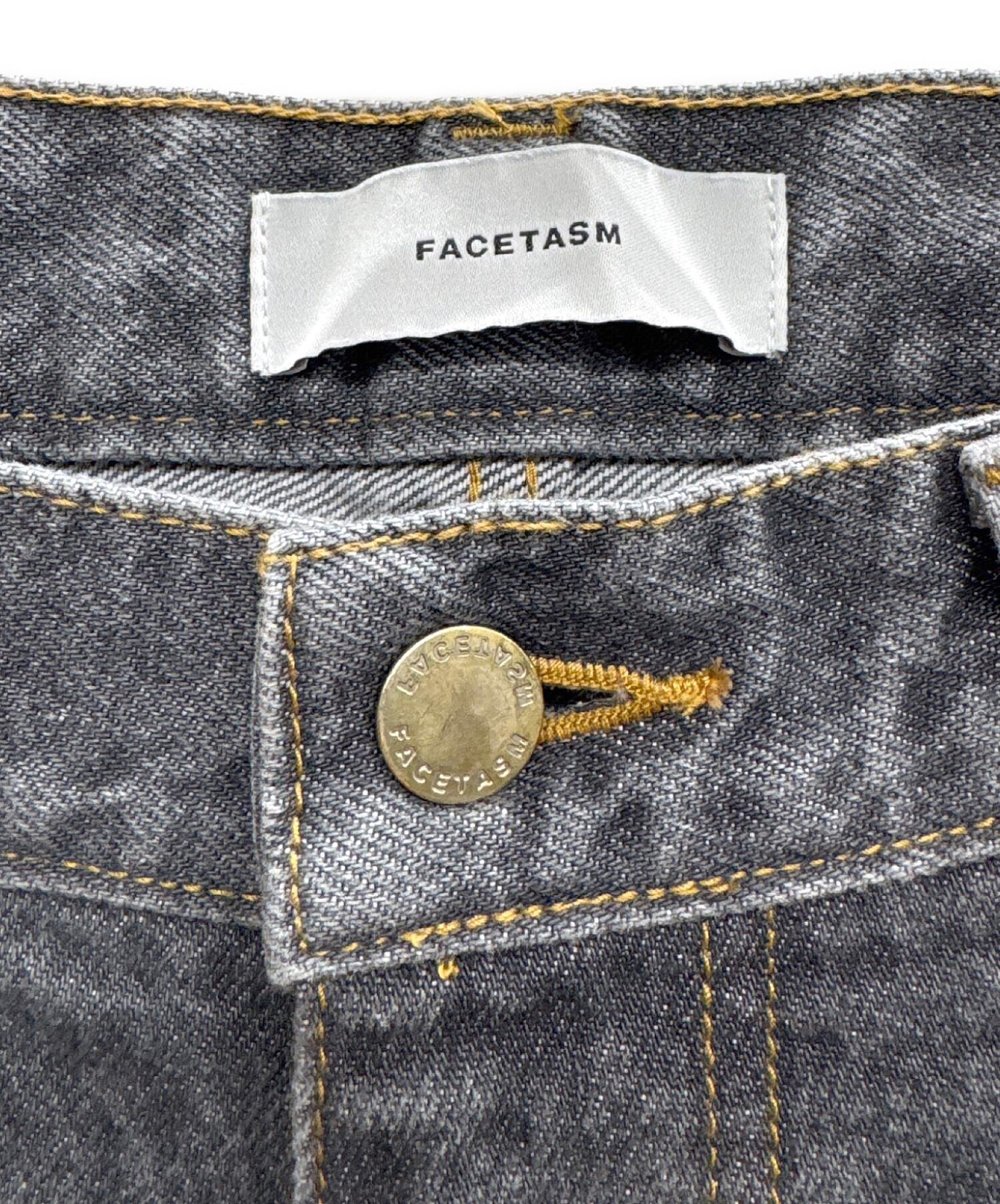 中古・古着通販】FACETASM (ファセッタズム) パッチワークデニムパンツ