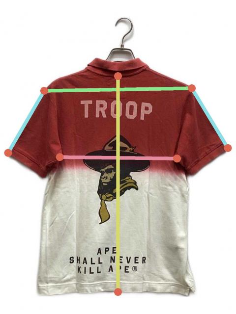 中古・古着通販】A BATHING APE (アベイシングエイプ) ポロシャツ