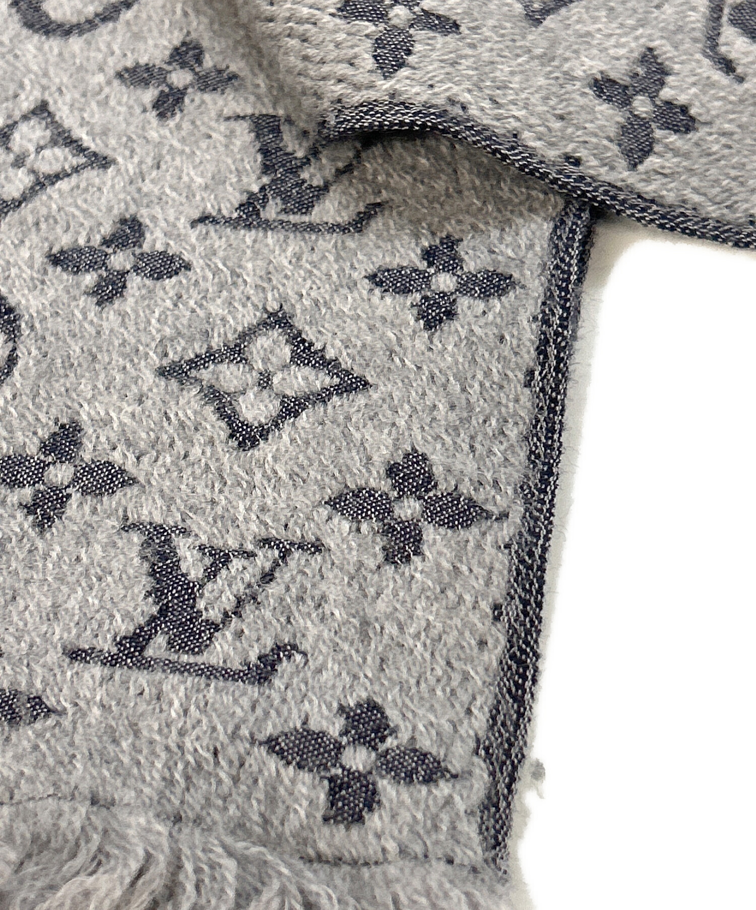 中古・古着通販】LOUIS VUITTON (ルイ ヴィトン) マフラー グレー