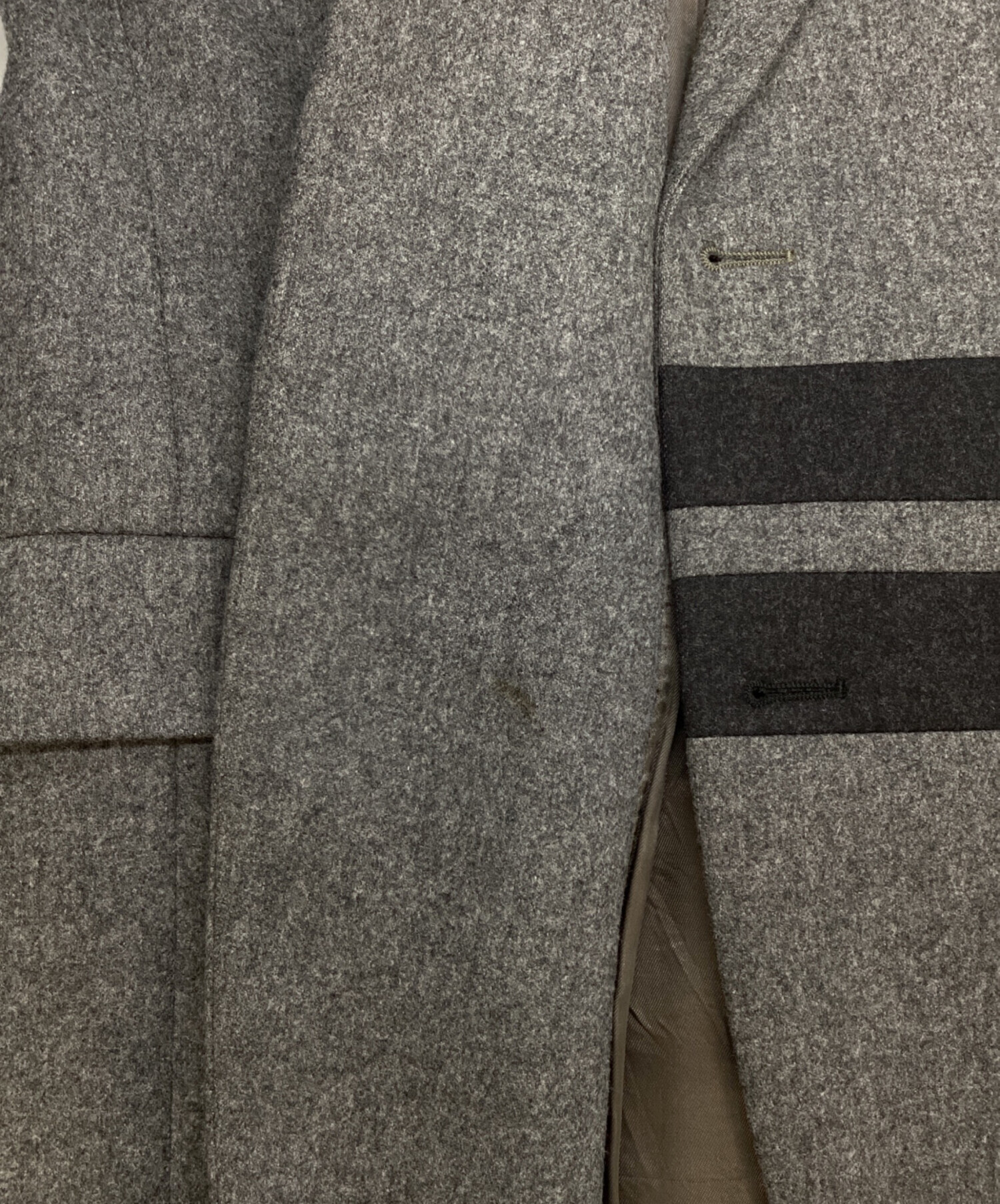 Alexander McQueen セットアップ　スーツ　グレー モヘア Alexander McQueen セットアップ スーツ グレー モヘア