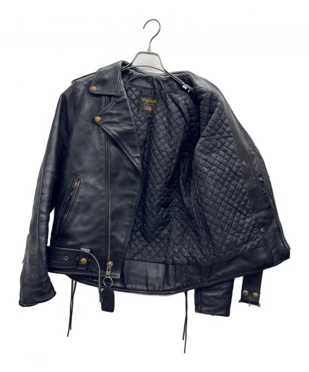 中古・古着通販】VANSON (バンソン) ダブルライダースジャケット
