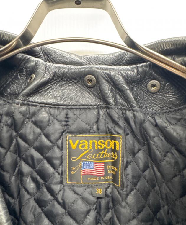 バンソン レザーダブルライダースジャケット38 バンソン ダブル ライダース ジャケット C2 別注スリムフィット ソフト