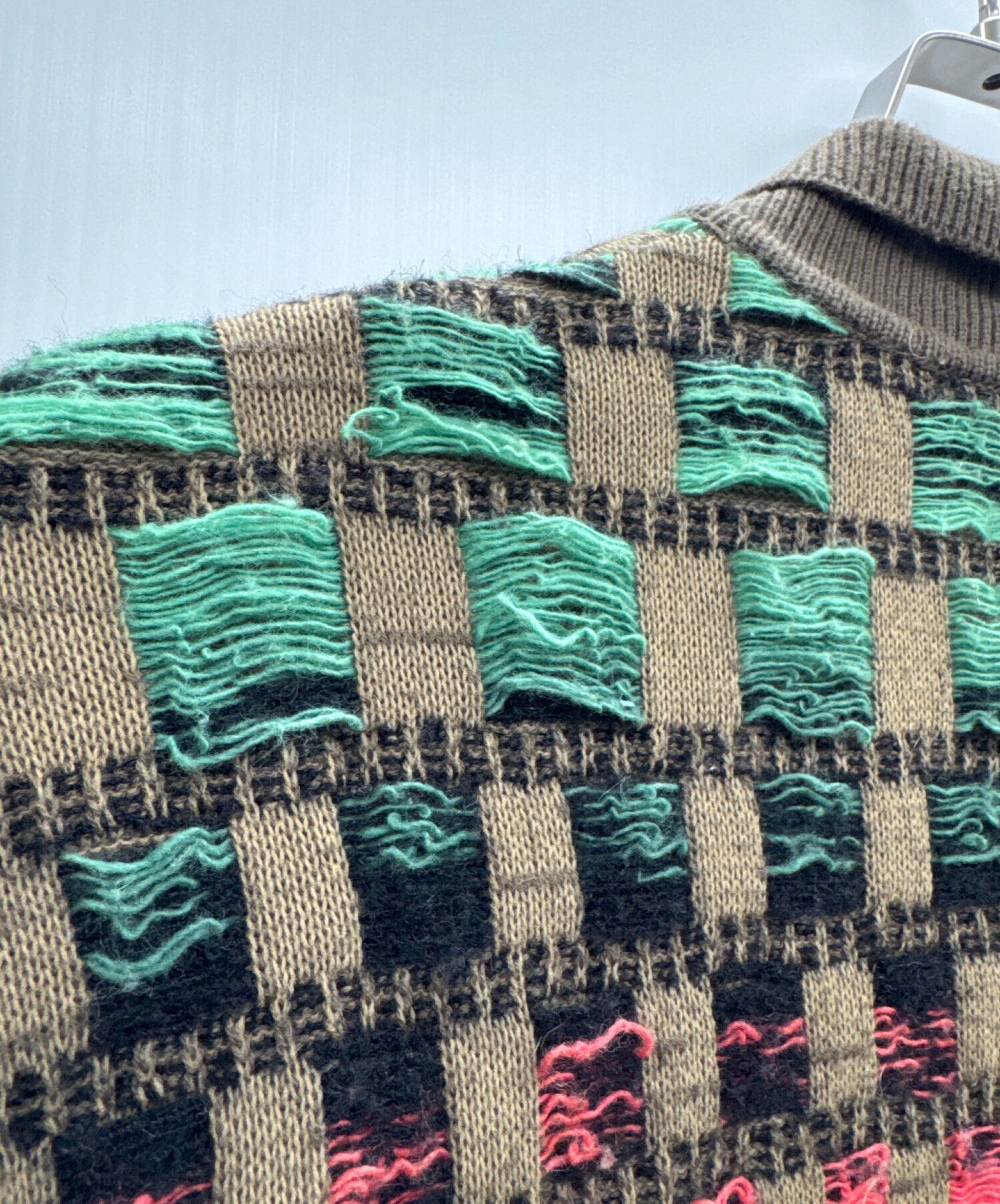 Supreme Gradient Grid Zip Up Polo Lサイズ Supreme Gradient Grid Zip Up Polo (SS23) - $148