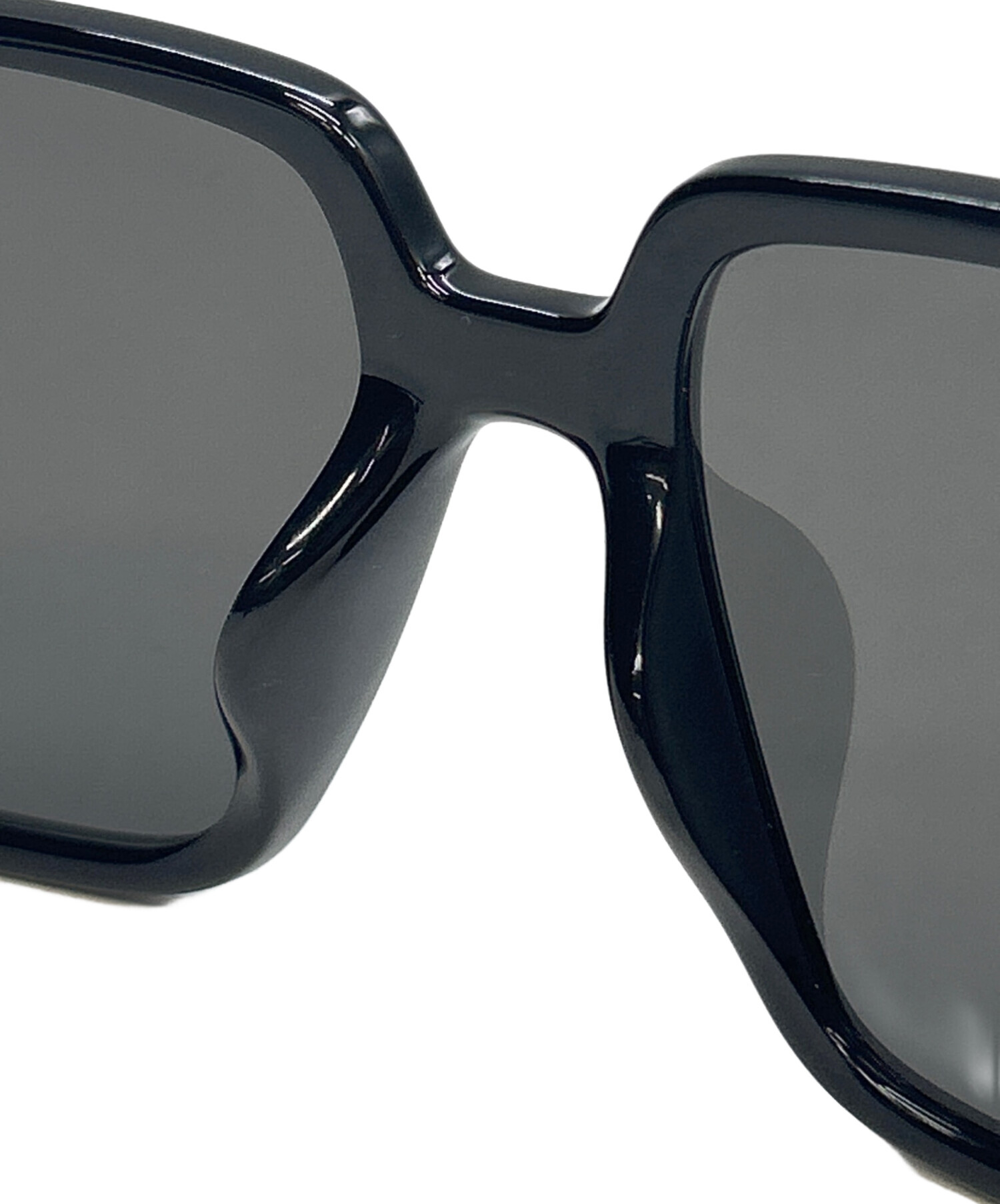 中古・古着通販】GUCCI (グッチ) GGスクエアサングラス ブラック