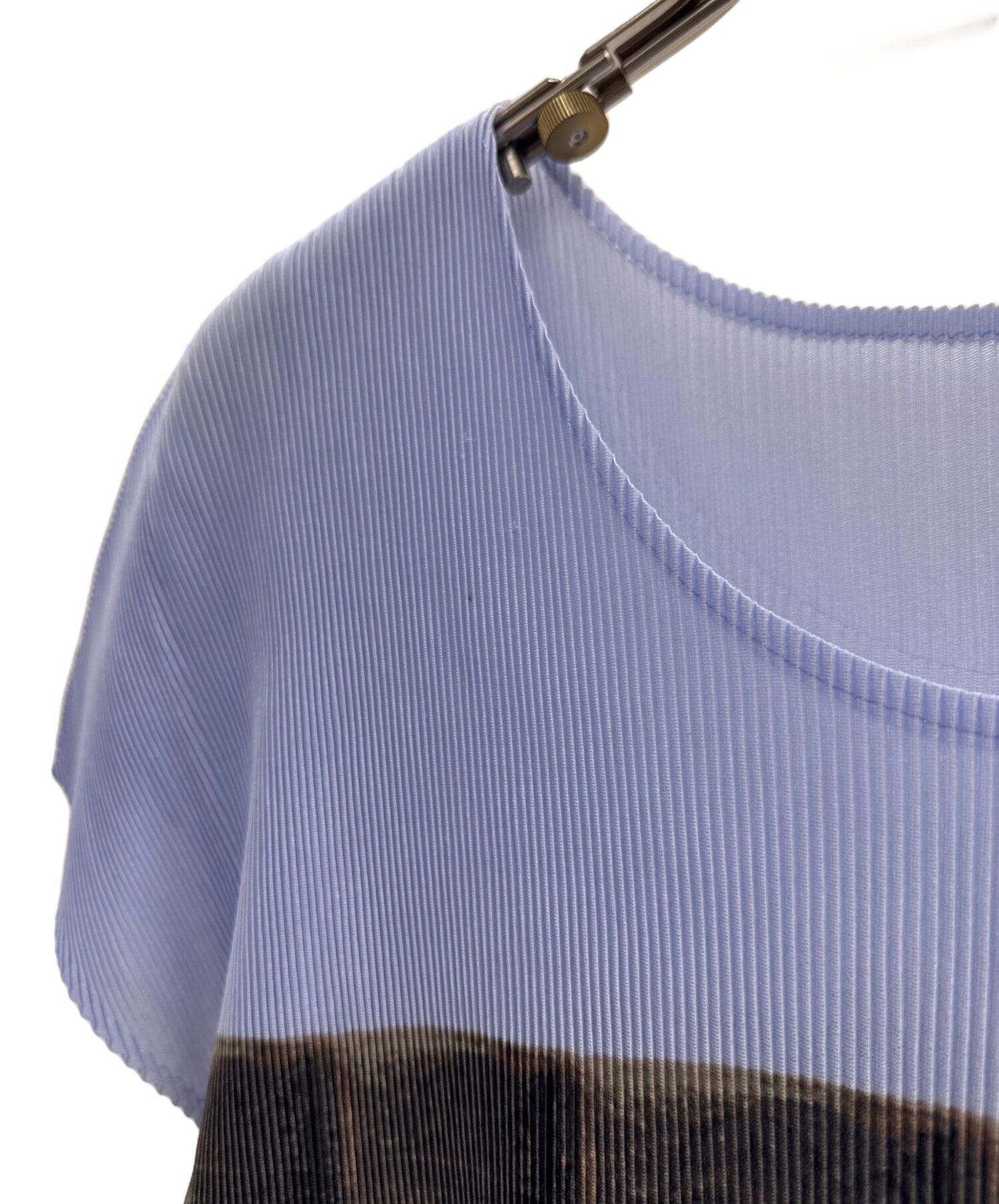 美品✨PLEATS PLEASE プリーツ 半袖 ブラウス カットソー マゼンダ PLEATS PLEASE ISSEY MIYAKE プリーツカットソー ゼブラ PLEATS PLEASE