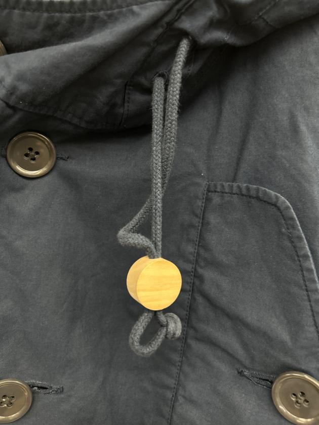 中古・古着通販】MARKAWARE (マーカウェア) フーデッドコート ネイビー