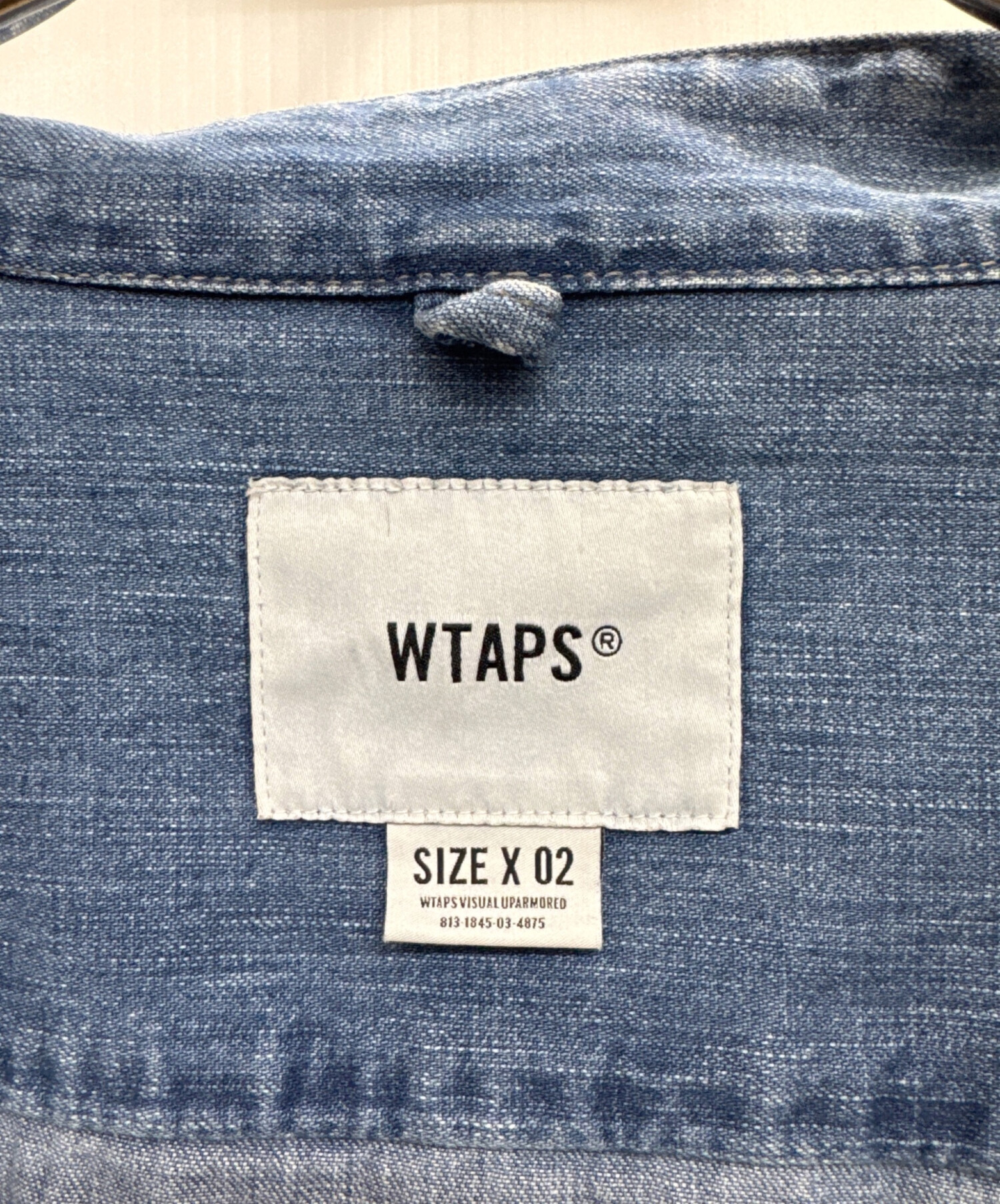 中古・古着通販】WTAPS (ダブルタップス) 長袖シャツ インディゴ