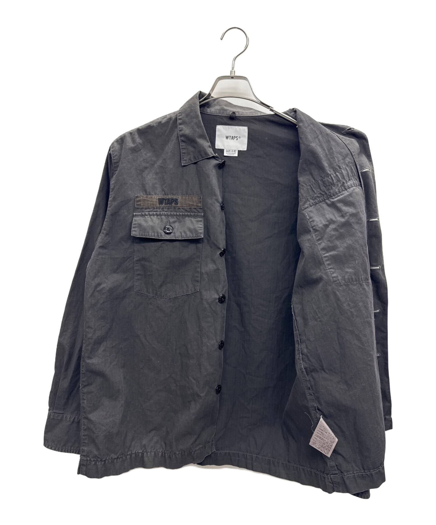 中古・古着通販】WTAPS (ダブルタップス) 長袖シャツ グリーン サイズ