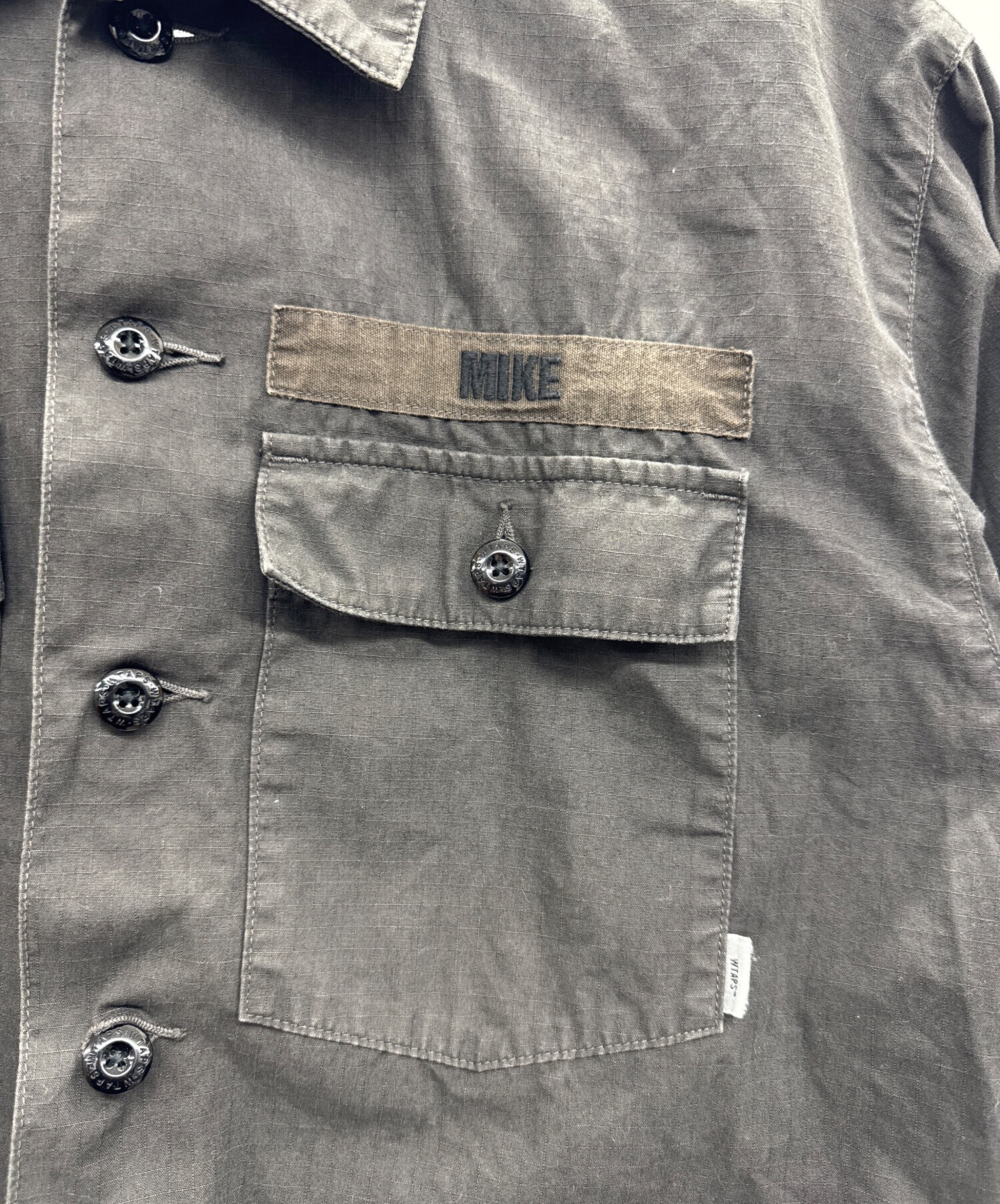 中古・古着通販】WTAPS (ダブルタップス) 長袖シャツ グリーン サイズ