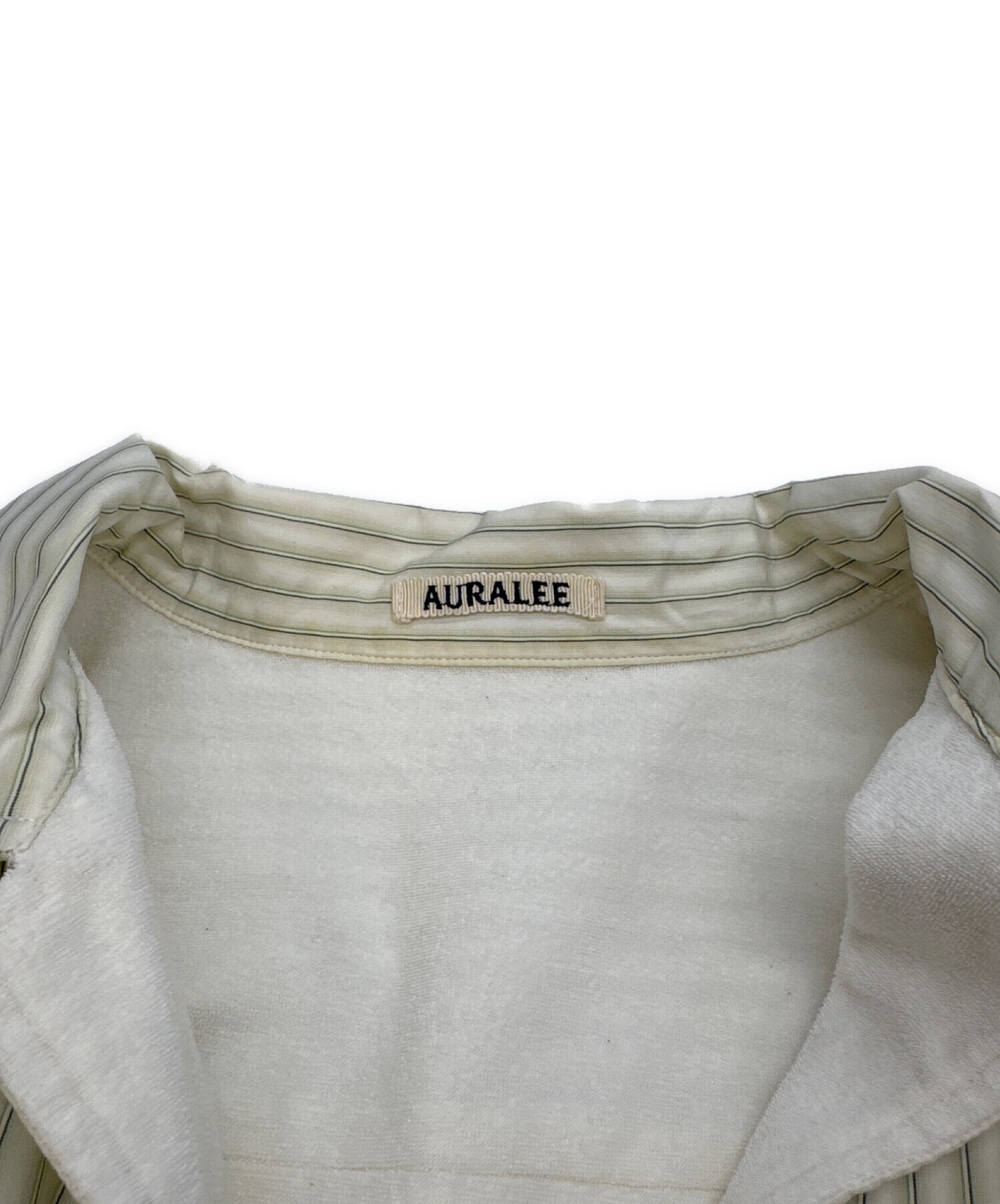中古・古着通販】AURALEE (オーラリー) TERRY LINED FINX STRIPE