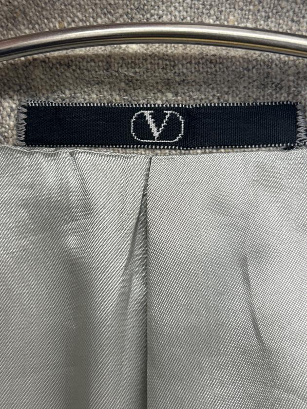 バレンティノ・ガラヴァーニ ストライプスラックス グレー　サイズ48 中古・古着通販】VALENTINO GARAVANI (ヴァレンティノ・ガラヴァーニ