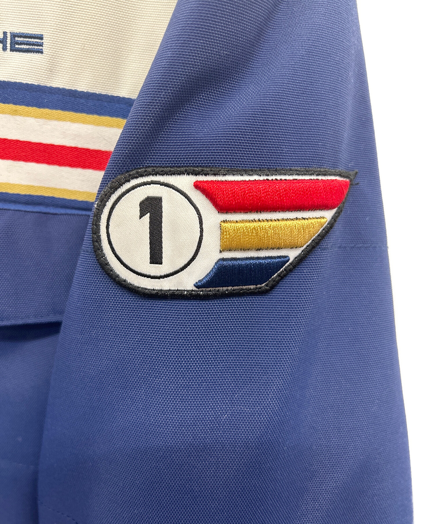 中古・古着通販】PORSCHE (ポルシェ) レーシングジャケット ブルー
