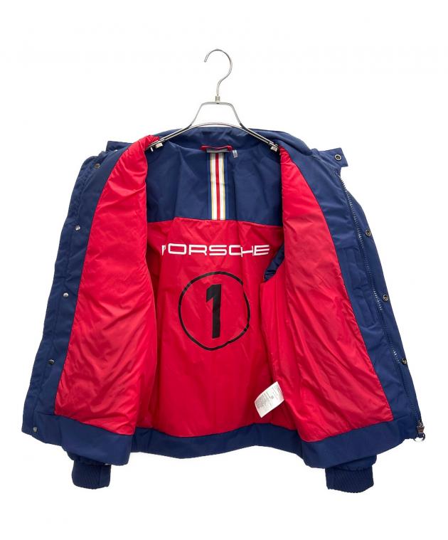 porsche ポルシェ レーシング ボンバージャケット 中古・古着通販】PORSCHE (ポルシェ) レーシングジャケット ブルー