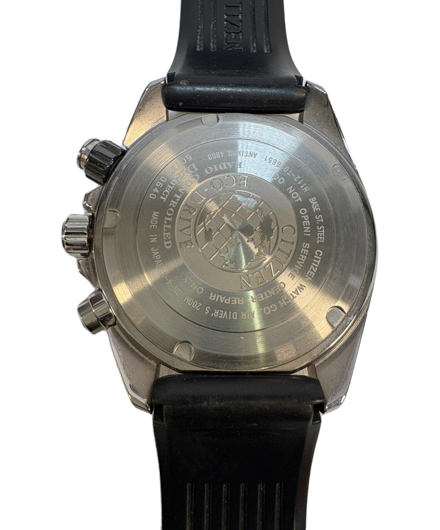 CITIZEN クォーツ 腕時計 ダイバーズスタイル 中古・古着通販】CITIZEN (シチズン) ダイバーズウォッチ ブラック