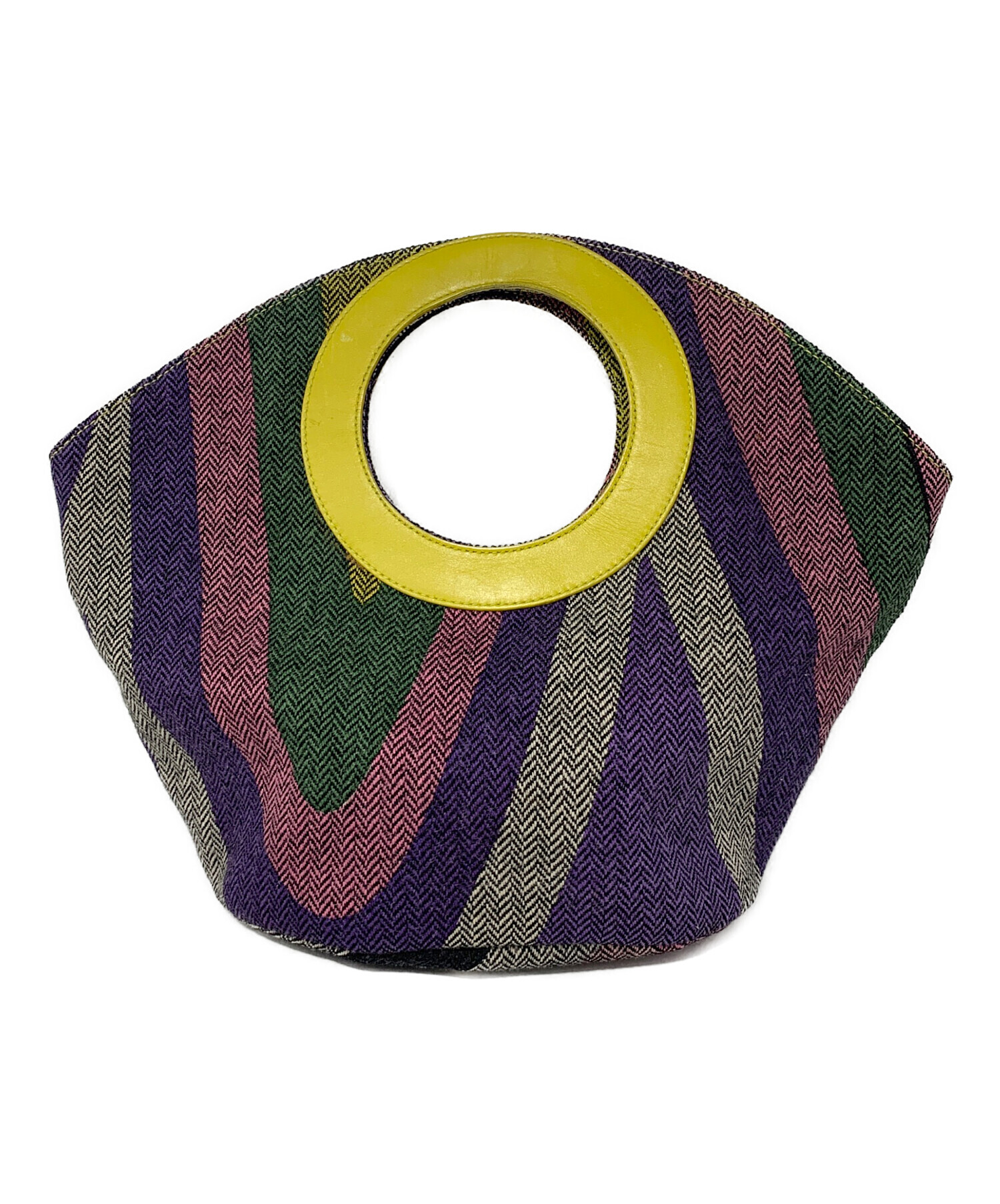 PUCCI マルチカラー ミニバック 中古・古着通販】Emilio Pucci (エミリオ プッチ) ハンドバッグ マルチ